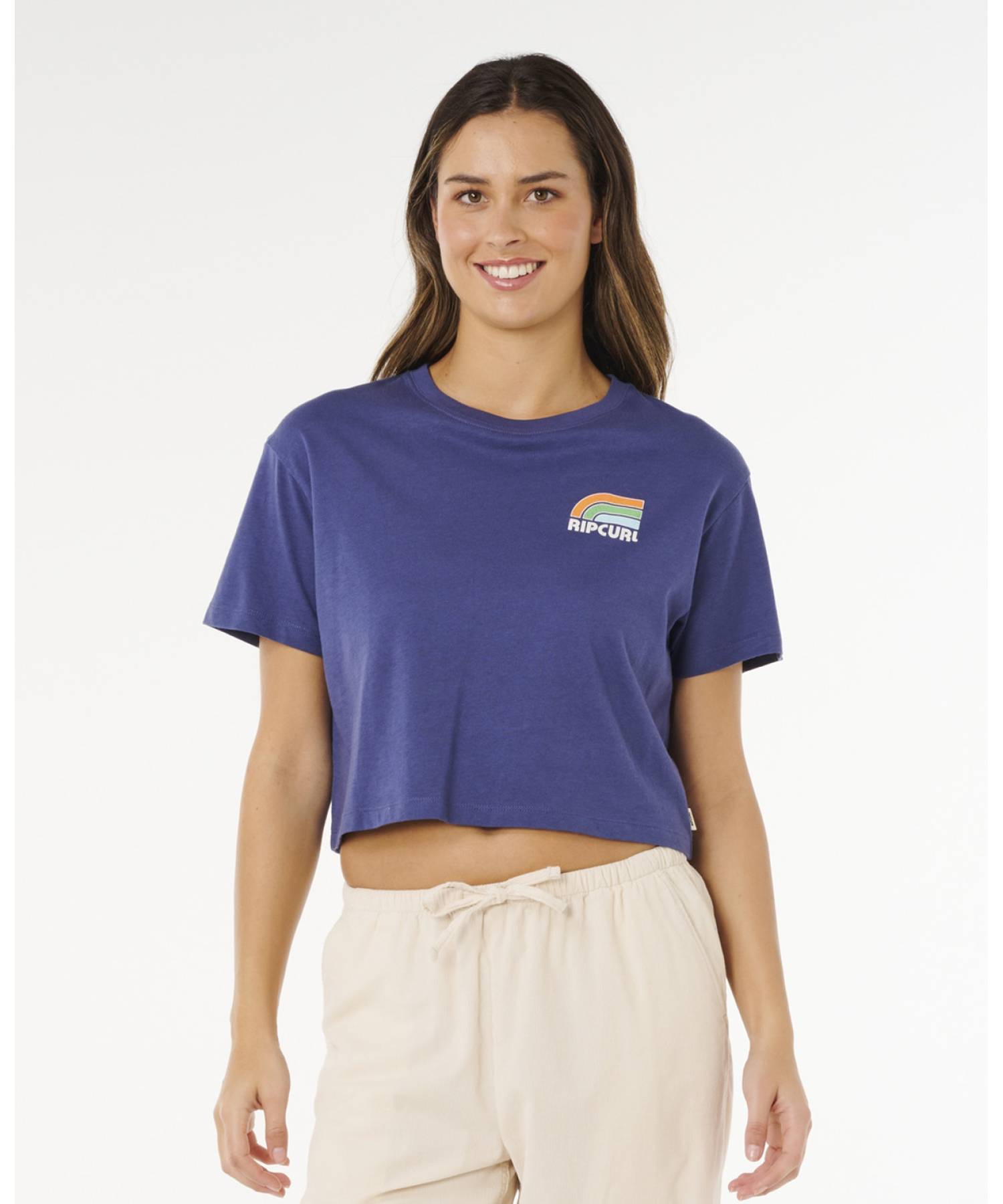 SURF SIDE CROPPED TEE