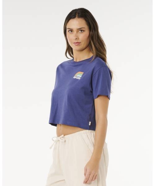 SURF SIDE CROPPED TEE
