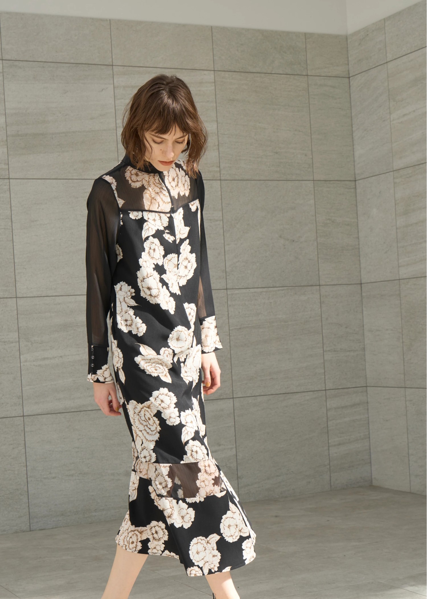 sheer big flower switching OP