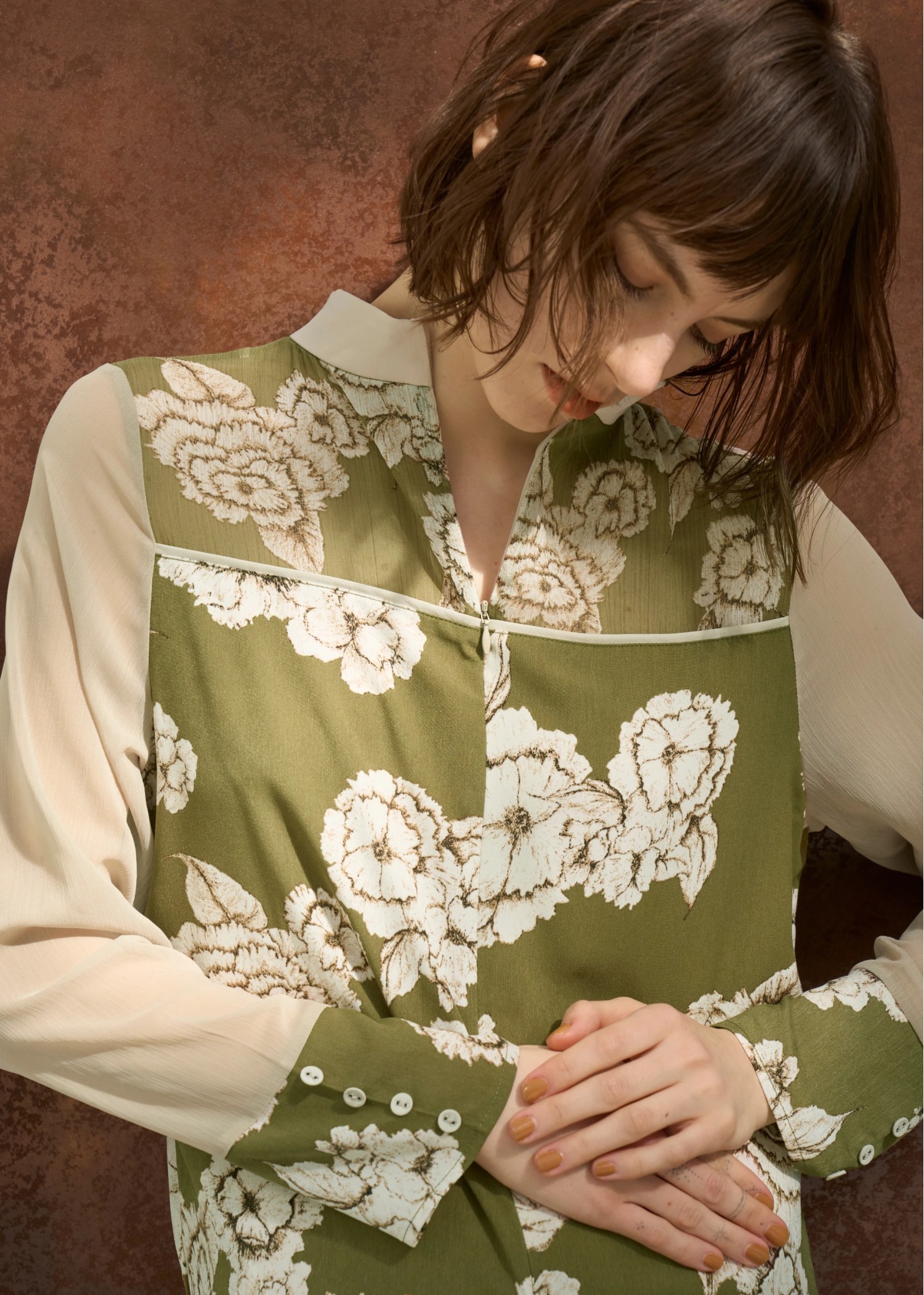 sheer big flower switching OP