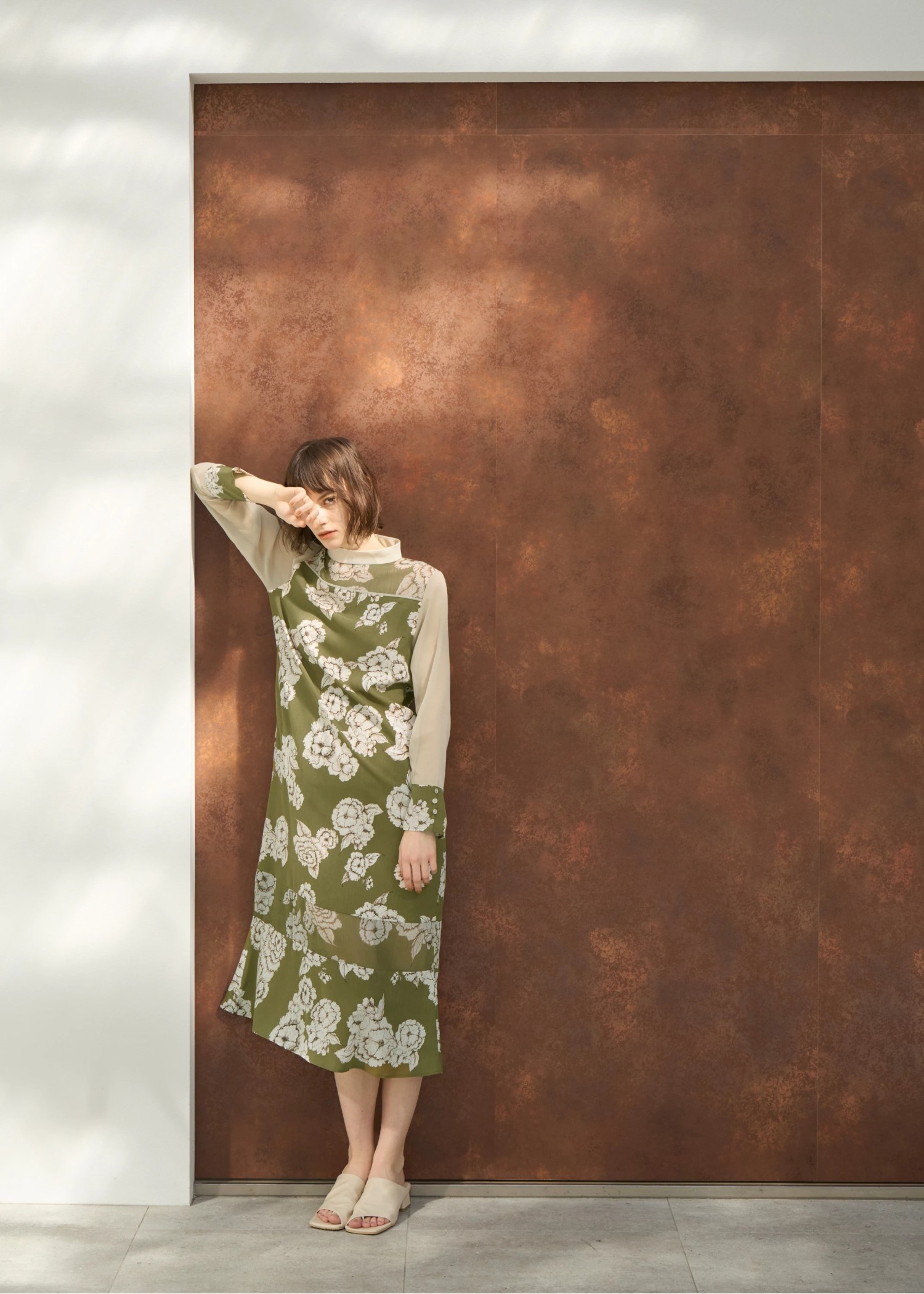 sheer big flower switching OP