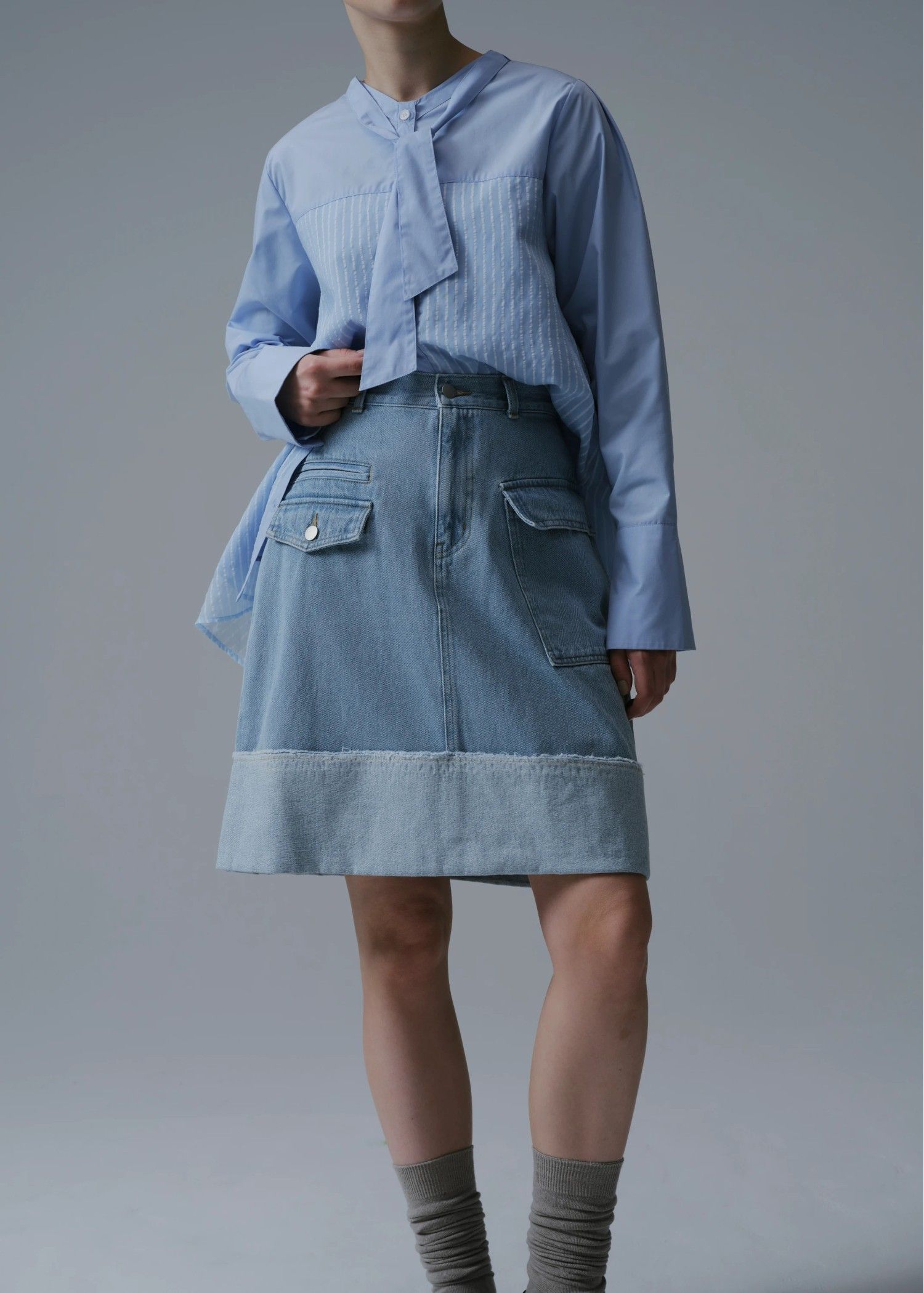 roll up hem various pocket mini SK