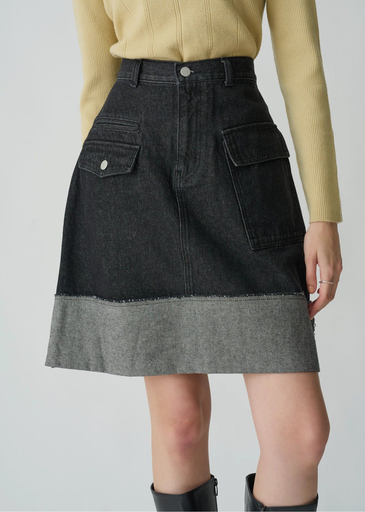 roll up hem various pocket mini SK