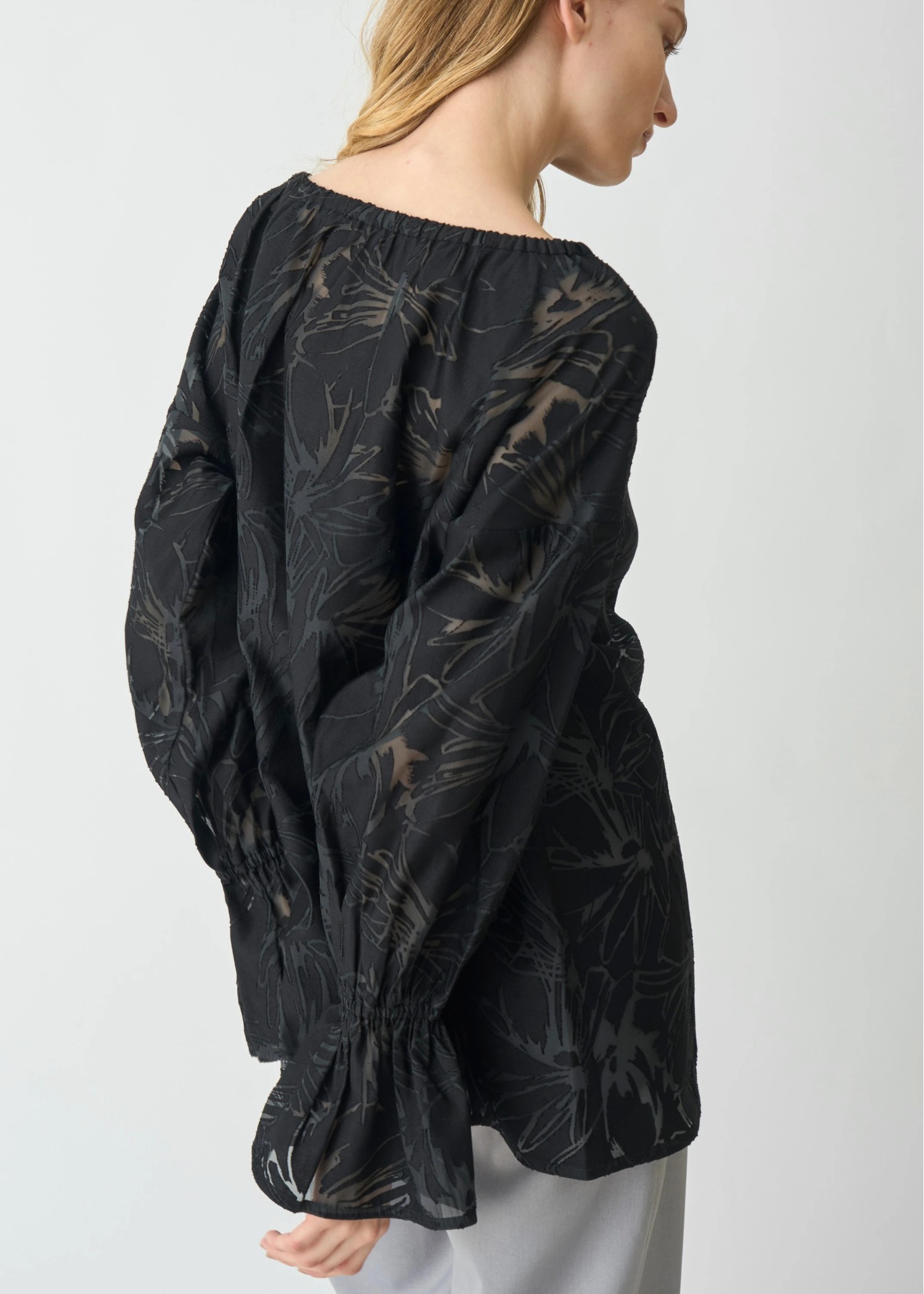 organdy flower candy sleeve TOPS