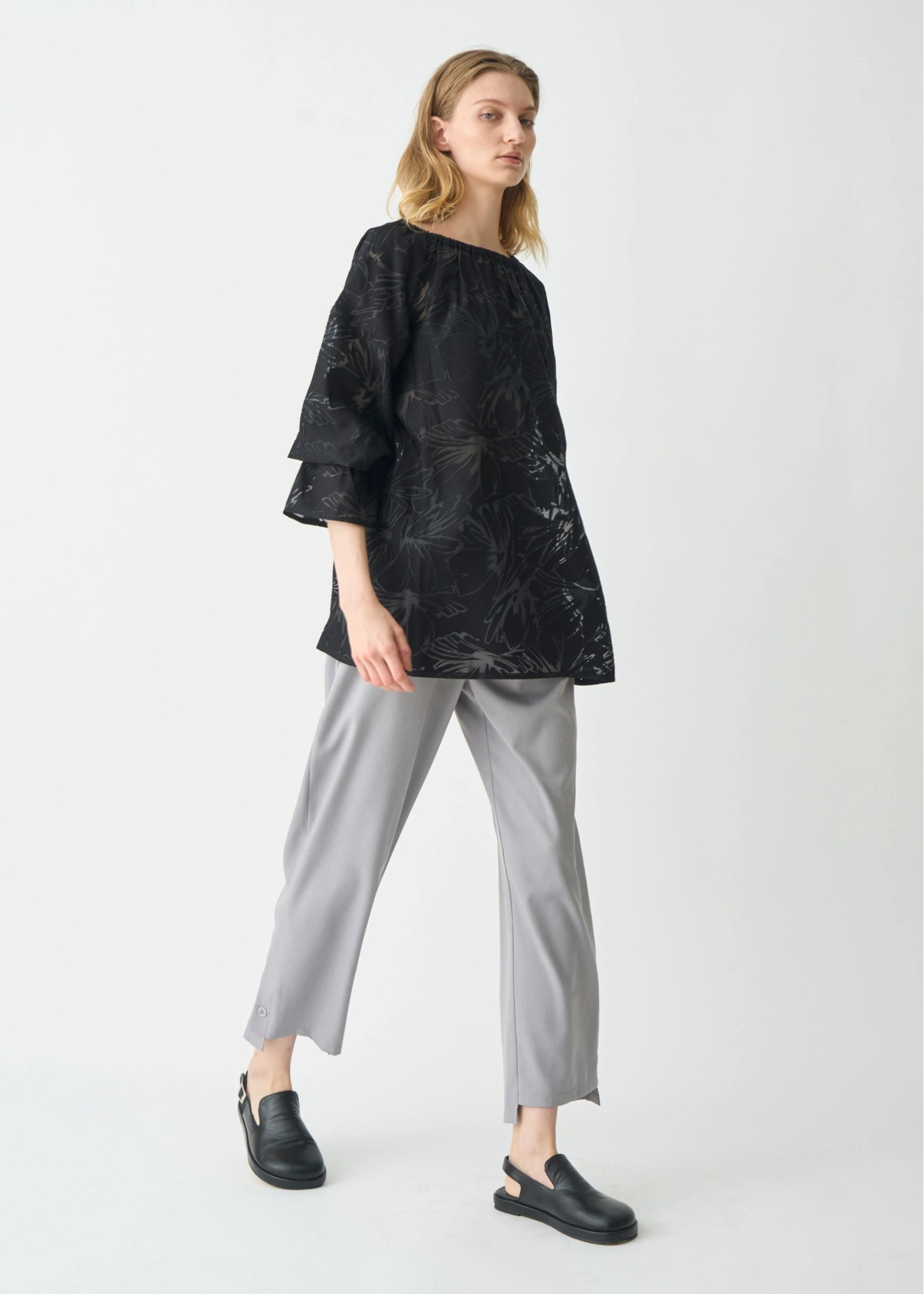 organdy flower candy sleeve TOPS