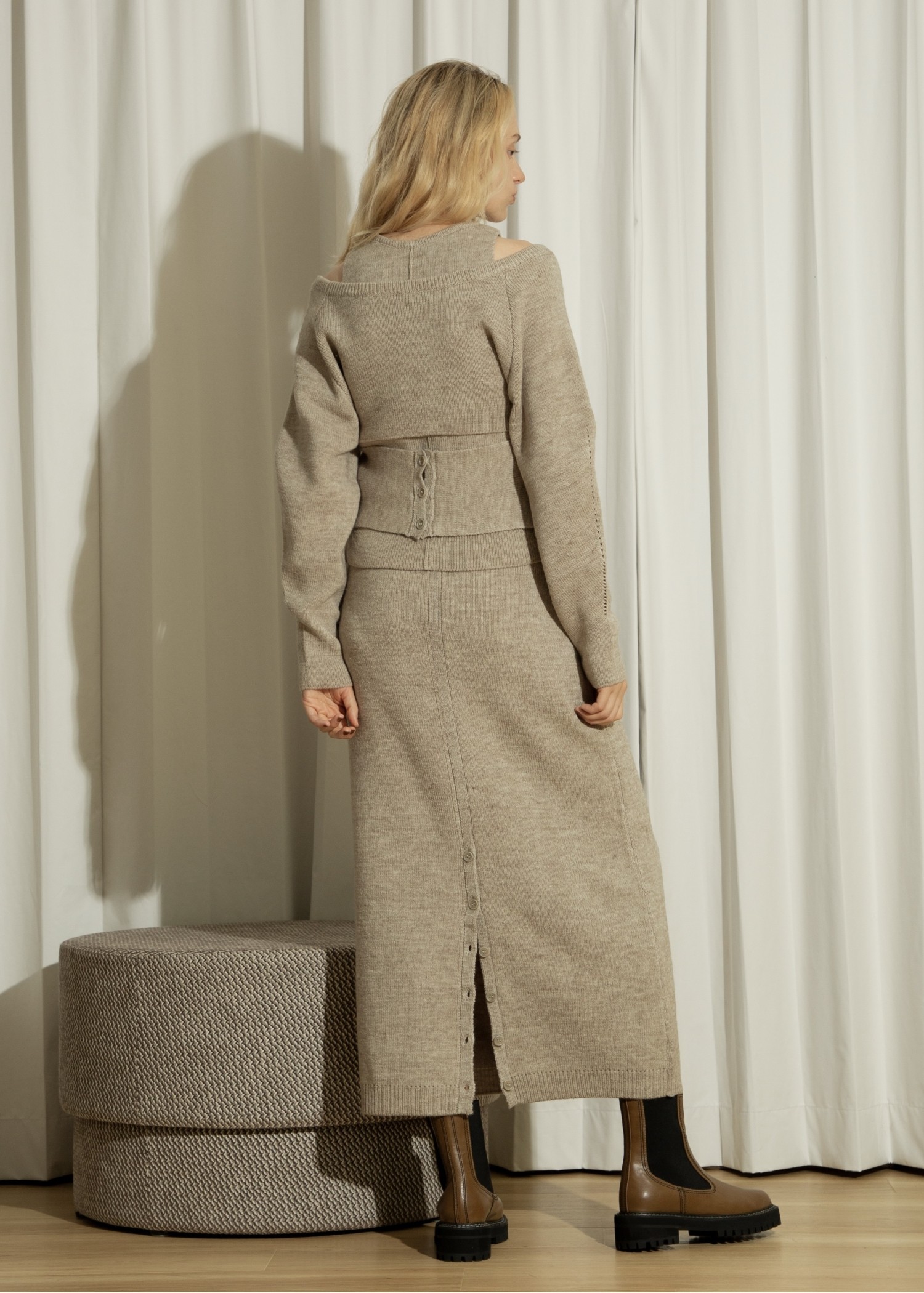 cachecoeur knit × american sleeve knit tank