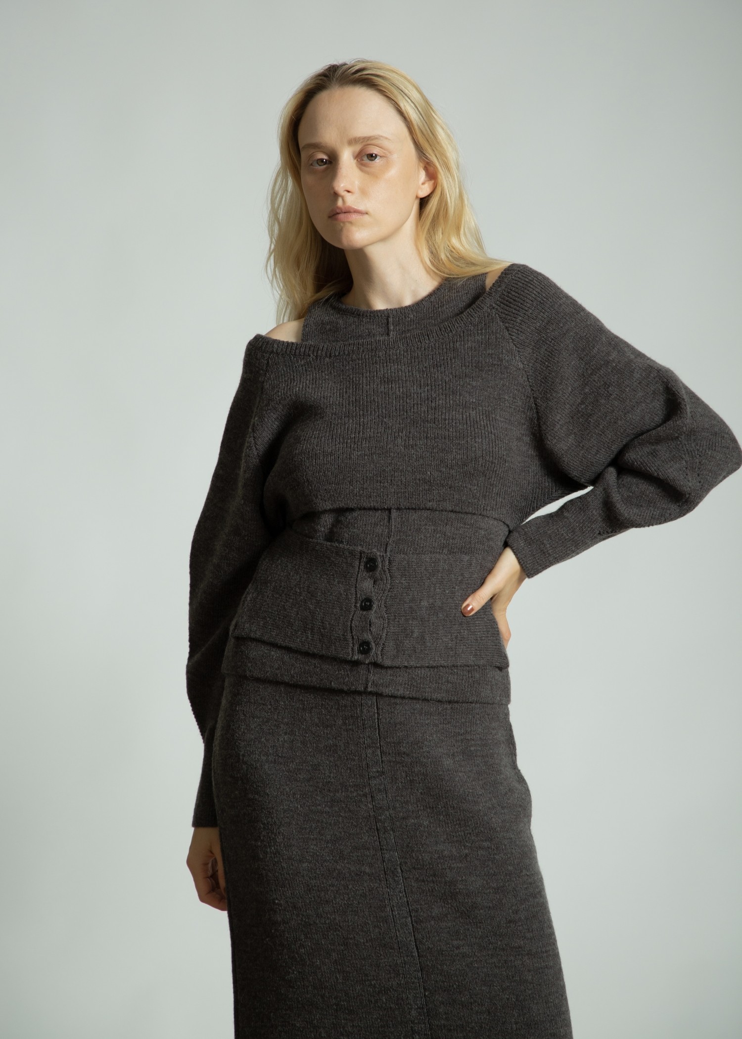 cachecoeur knit × american sleeve knit tank