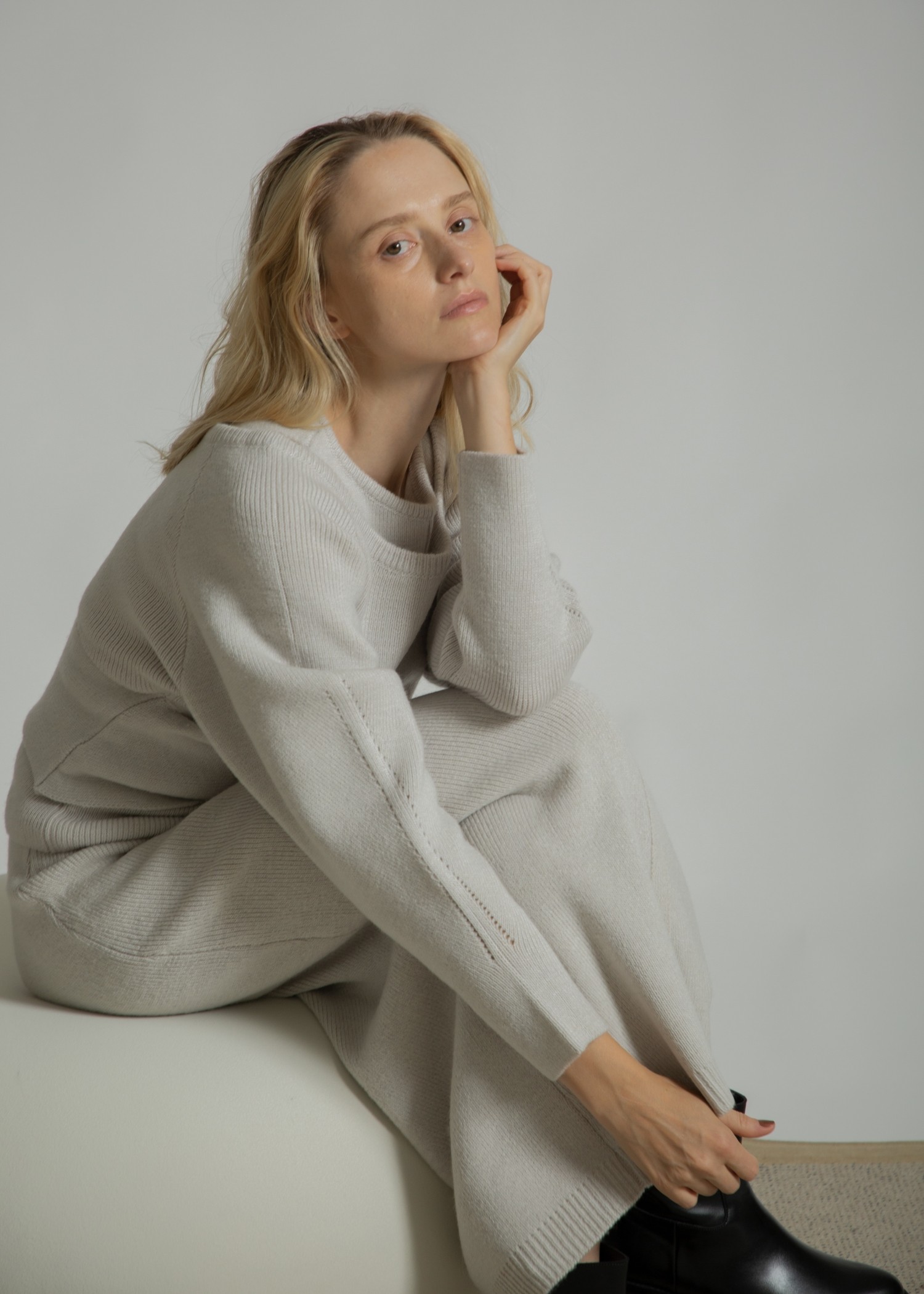 cachecoeur knit × american sleeve knit tank