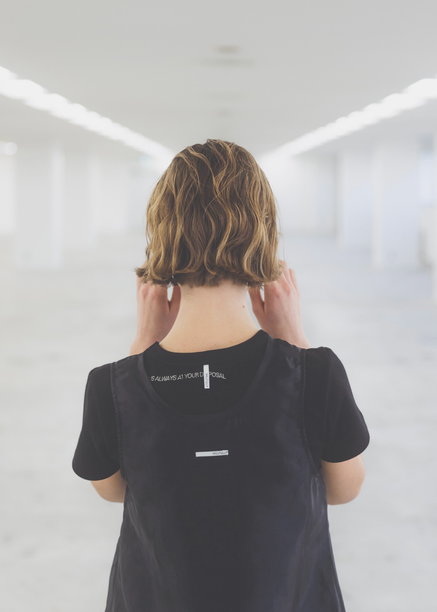 sheer layered no sleeve OP