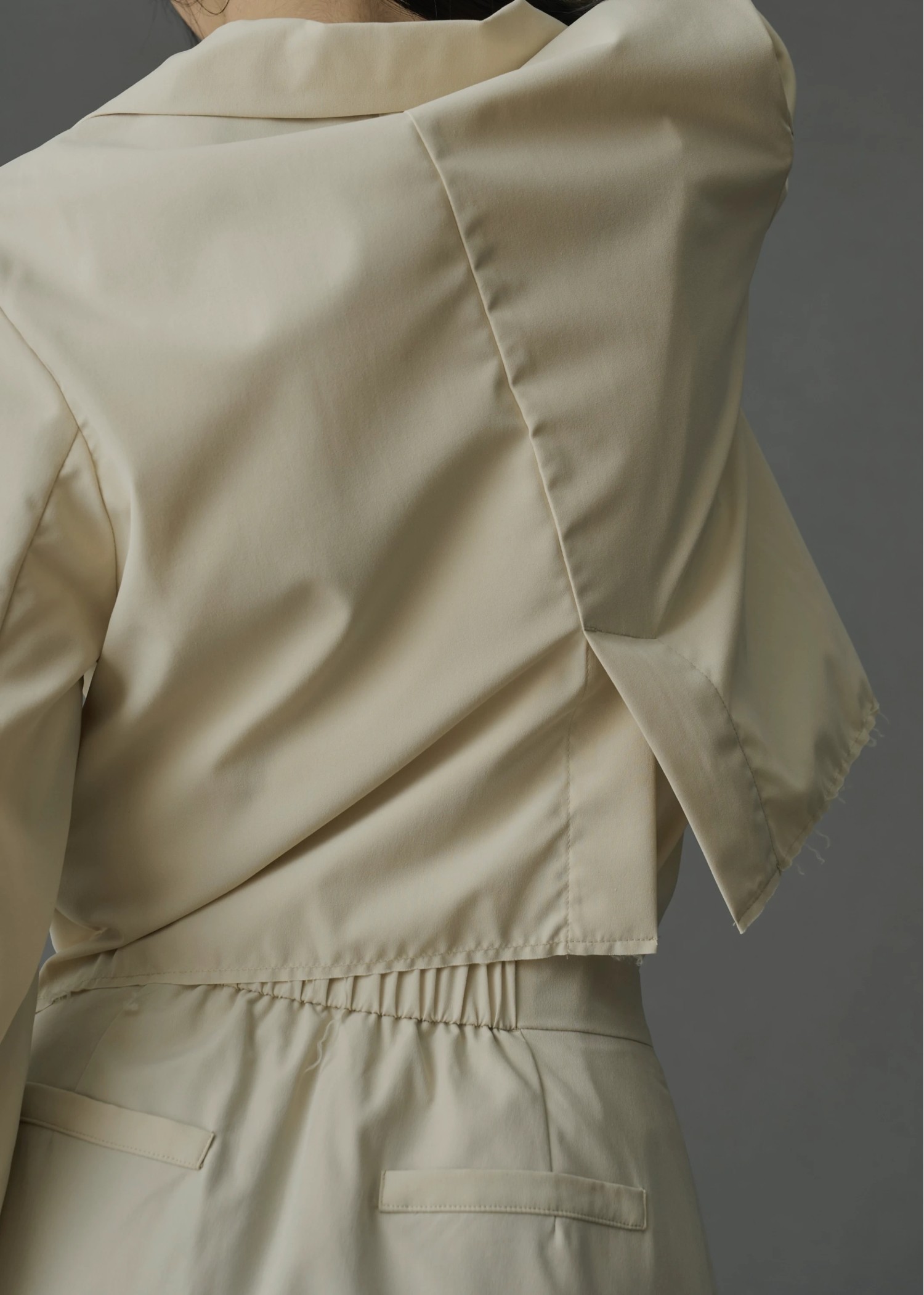 skipper collar bi color button SH/JK