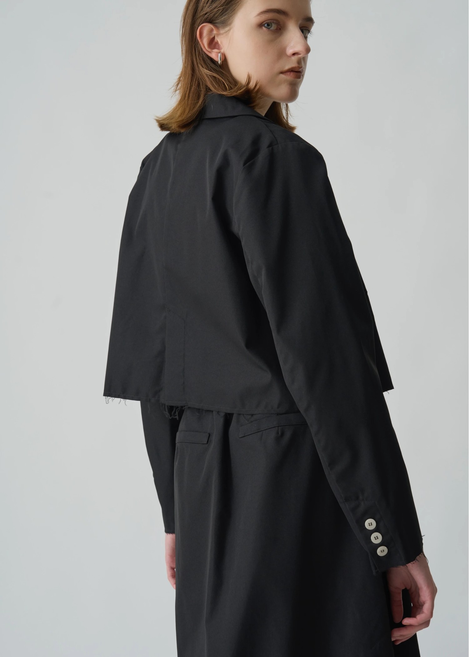 skipper collar bi color button SH/JK