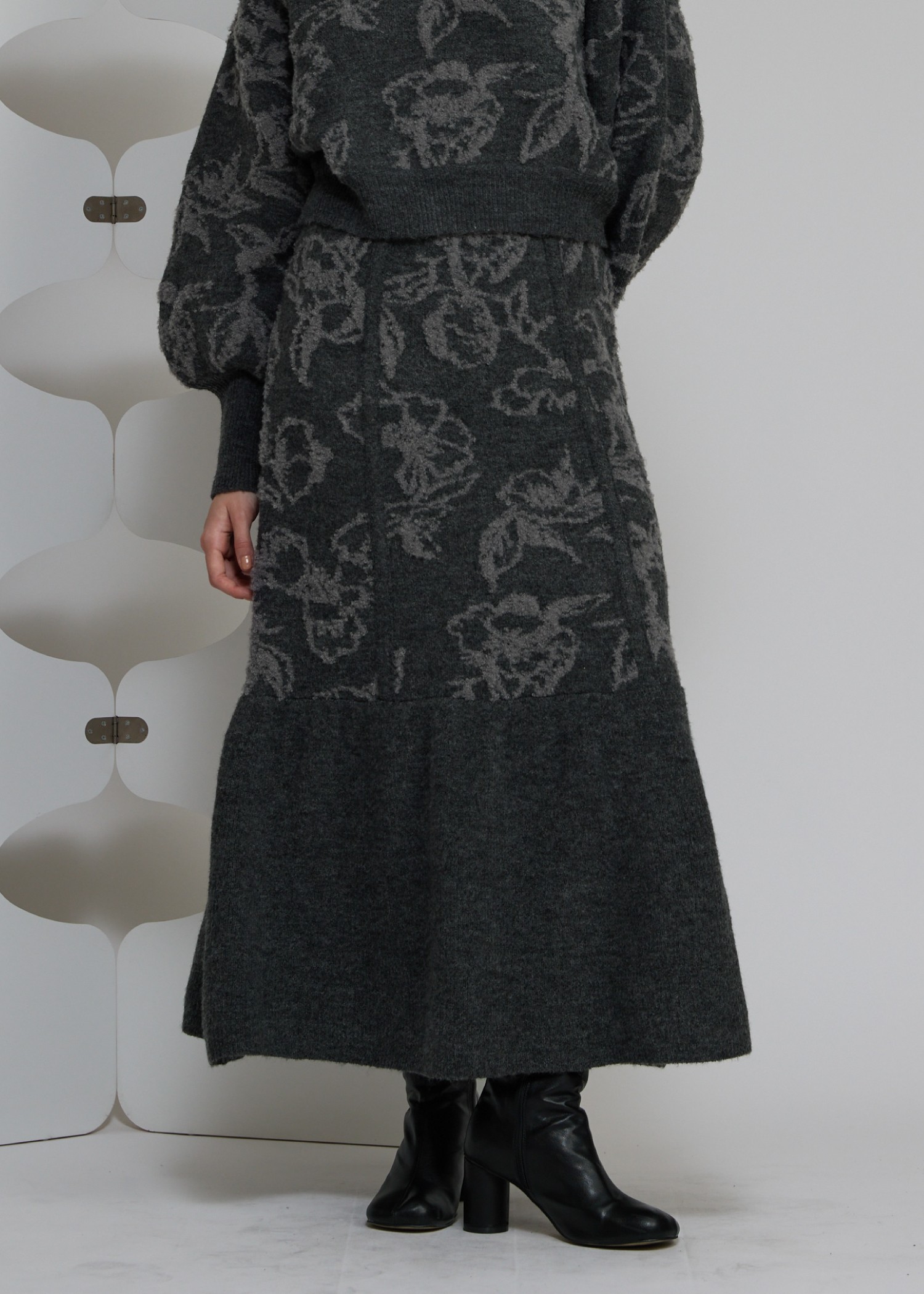 boucle flower jacquard mermaid SK