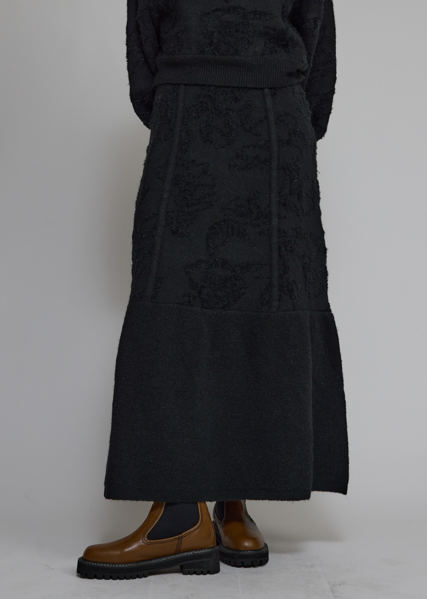 boucle flower jacquard mermaid SK