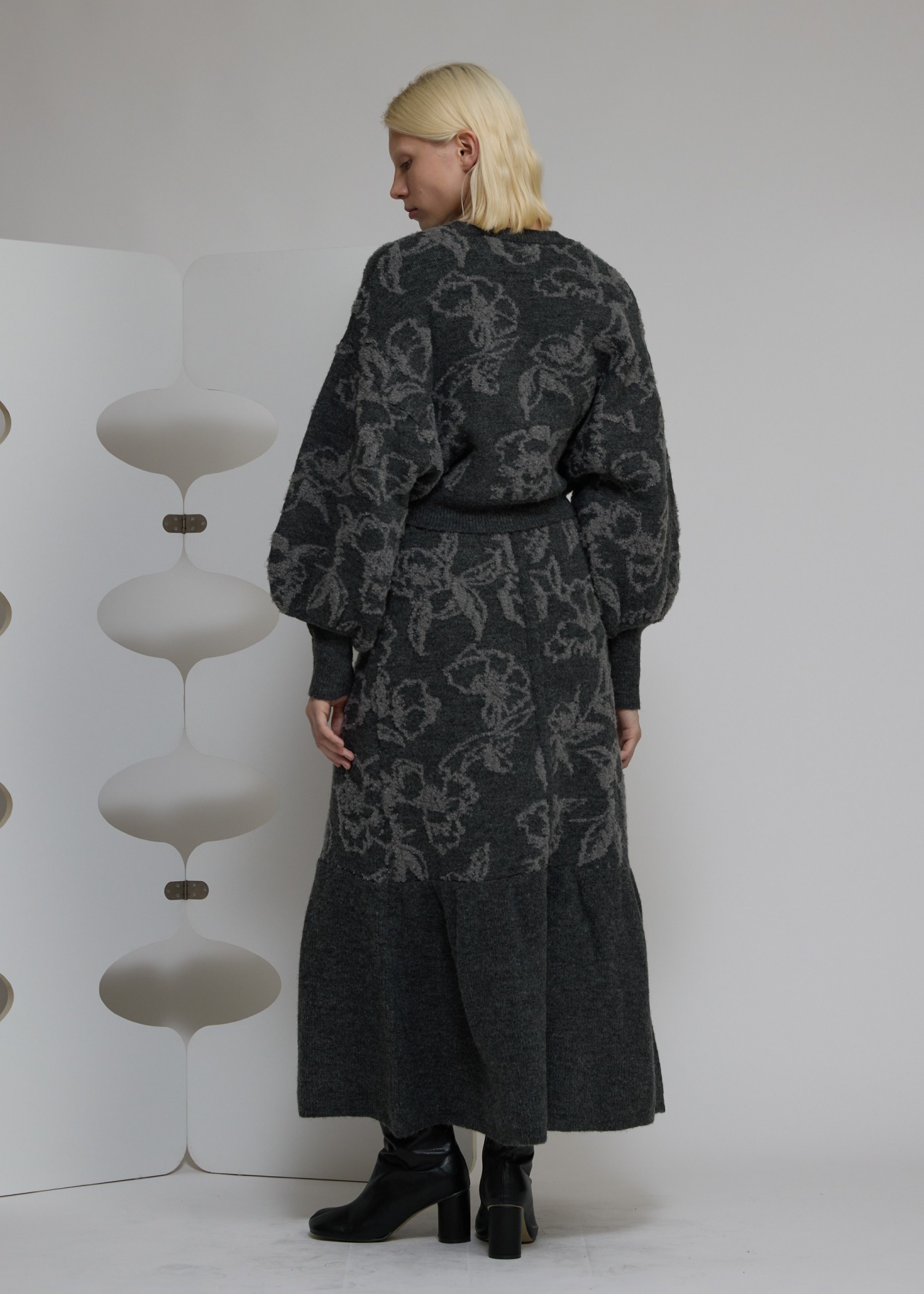 boucle flower jacquard mermaid SK