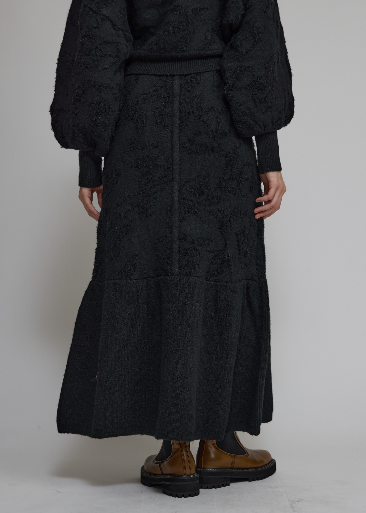 boucle flower jacquard mermaid SK