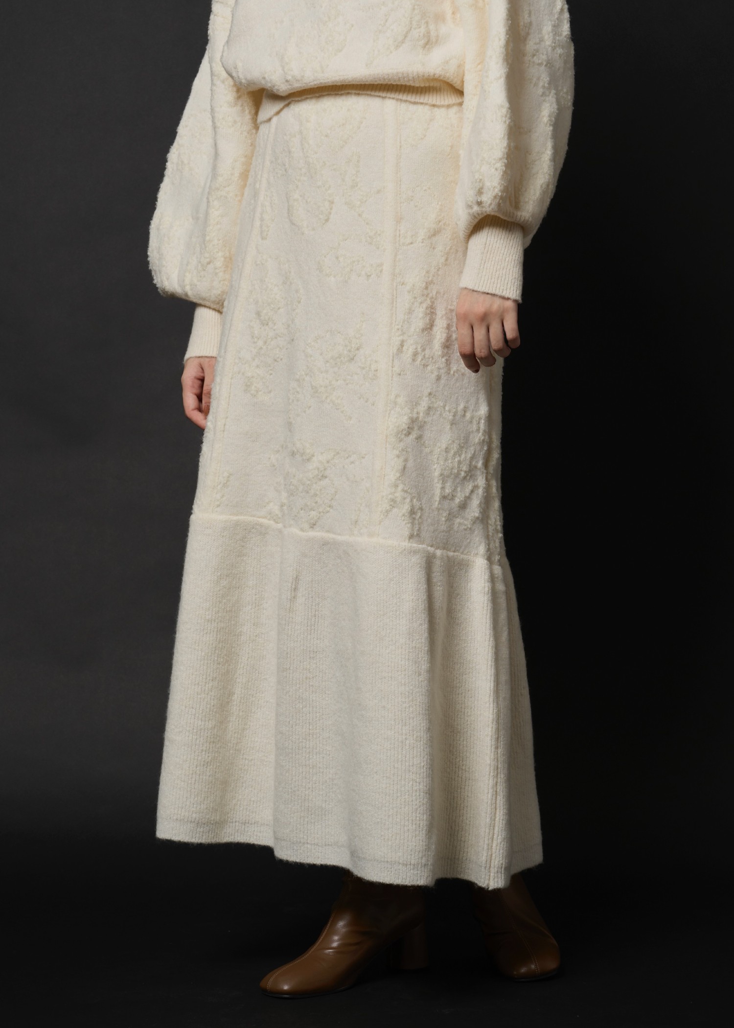 boucle flower jacquard mermaid SK