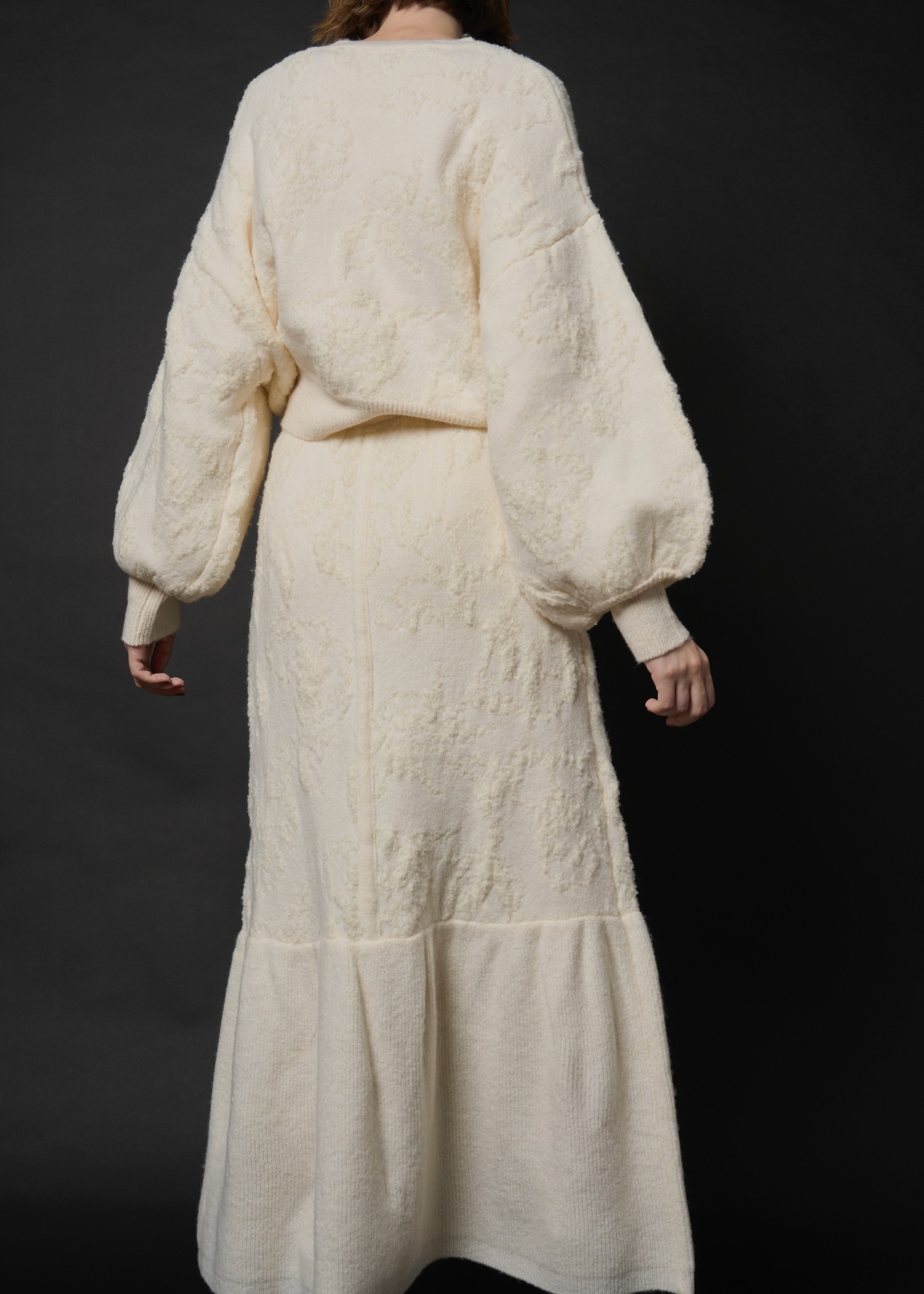 boucle flower jacquard mermaid SK