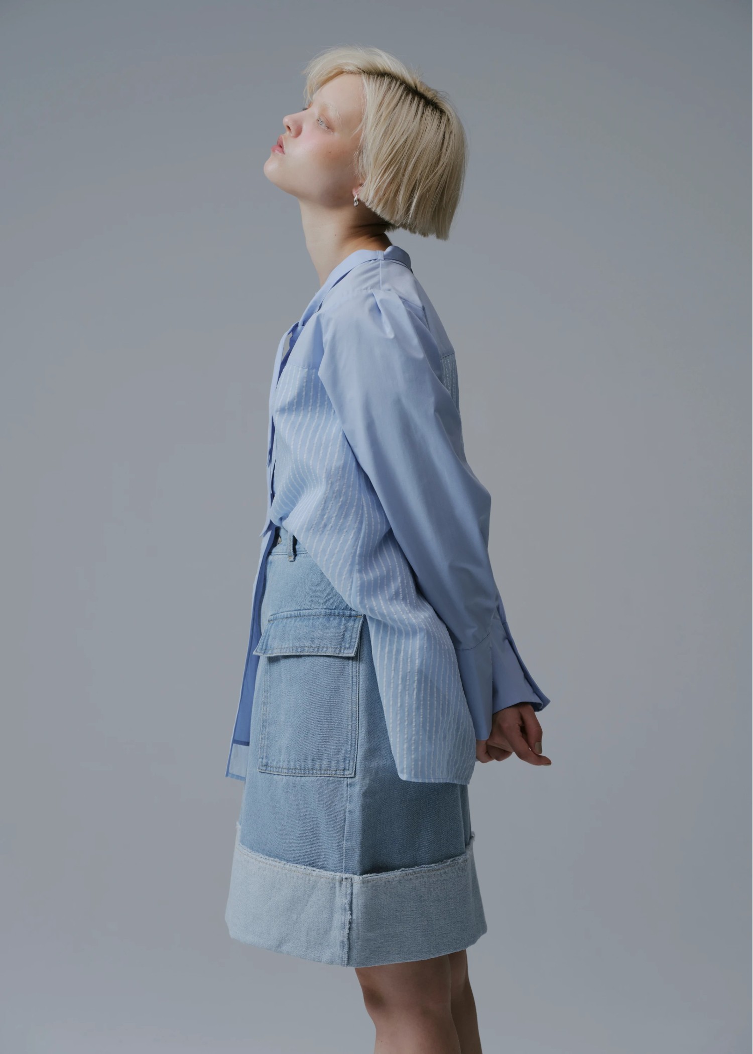 sheer layered removal bow tie SH