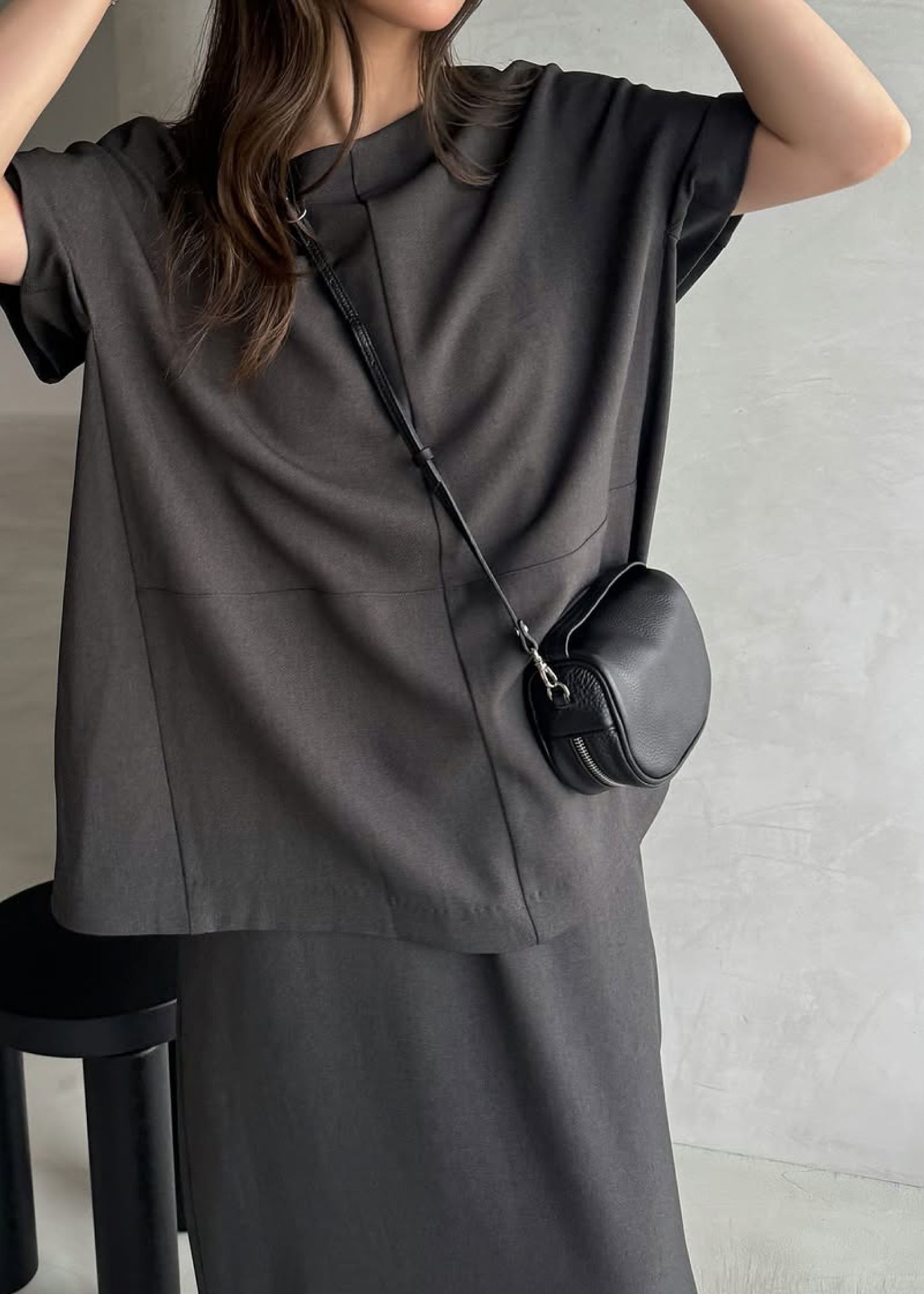 compact 2way shoulder bag