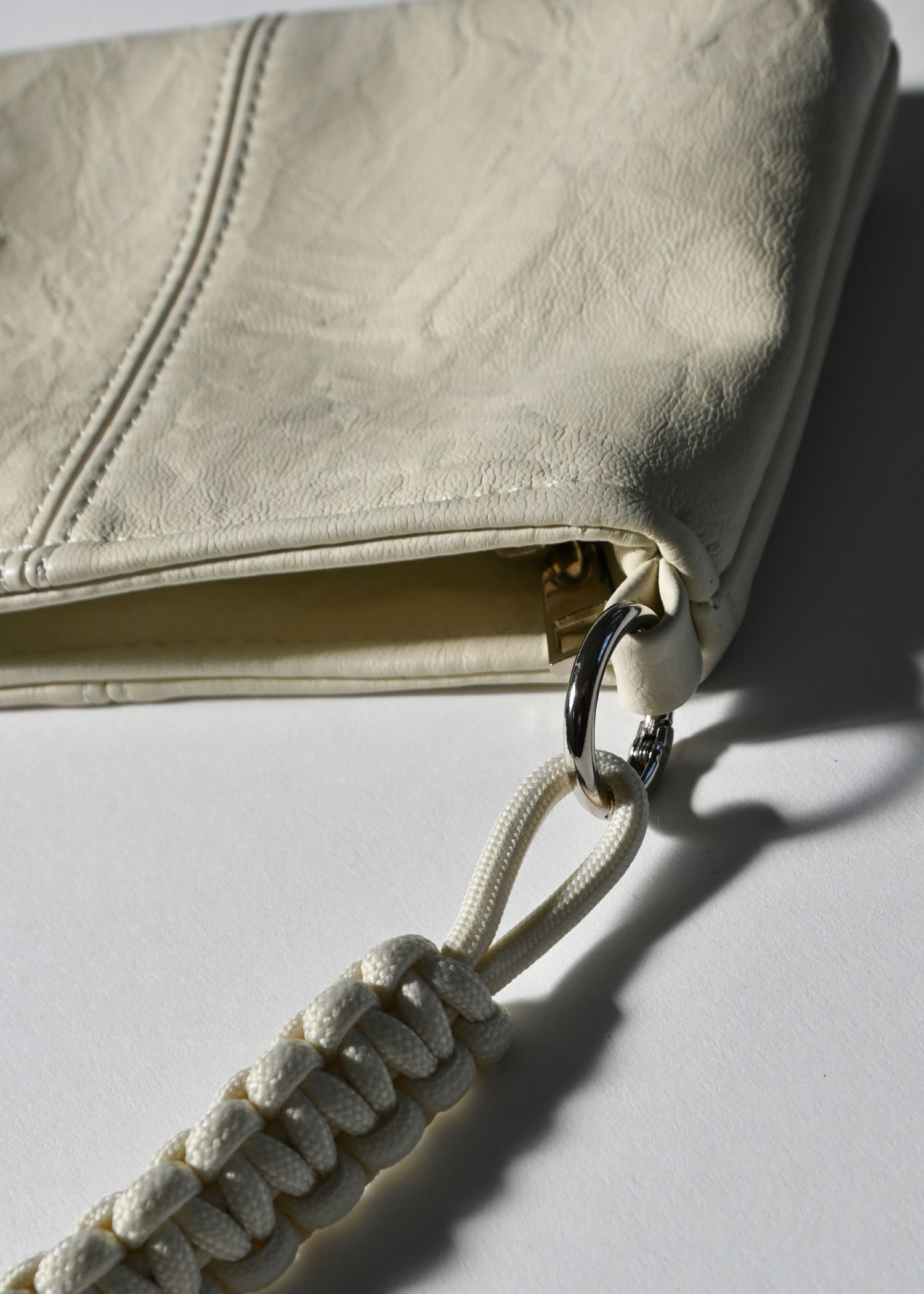 braided handle square shoulder bag