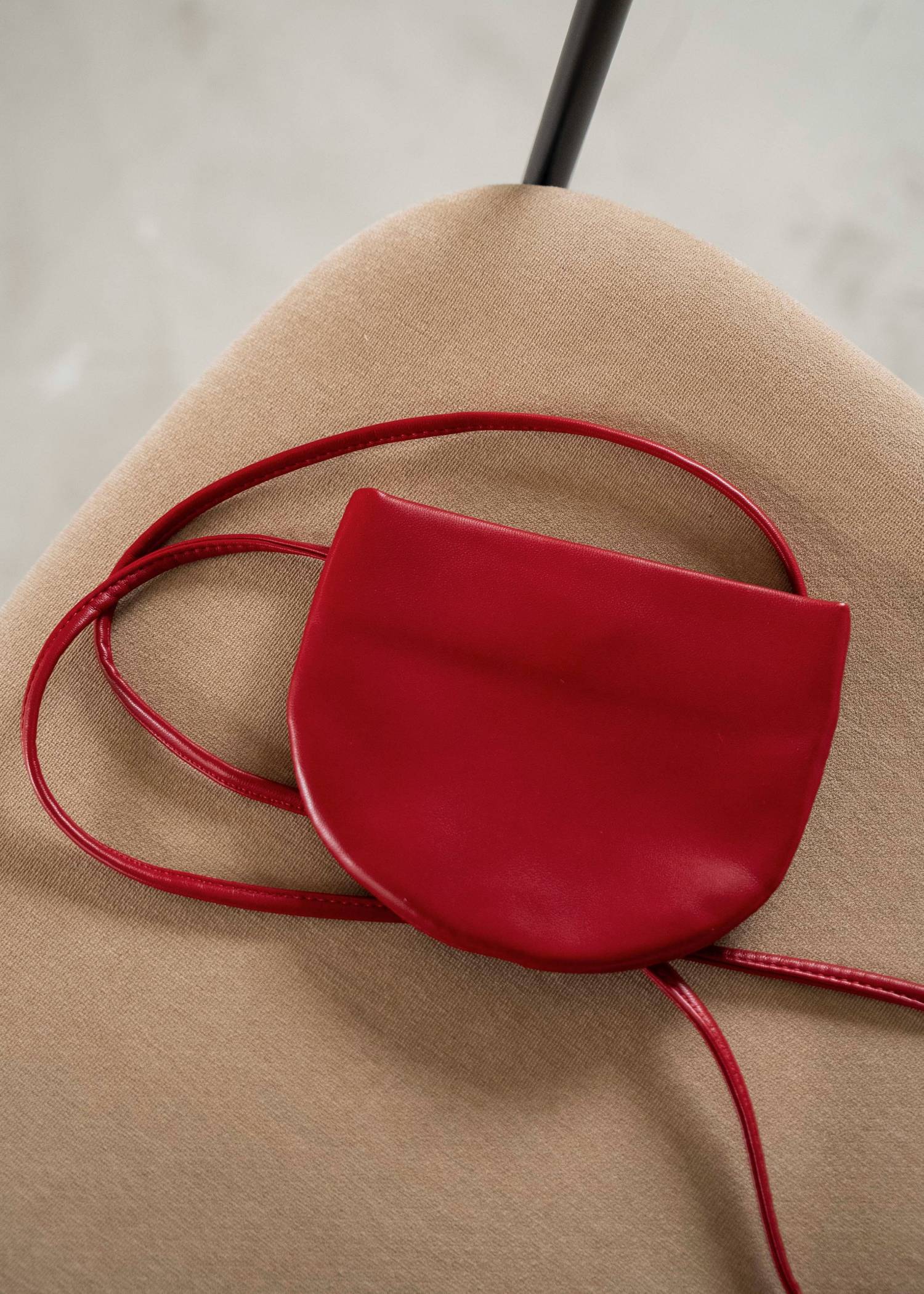 half round mini shoulder bag