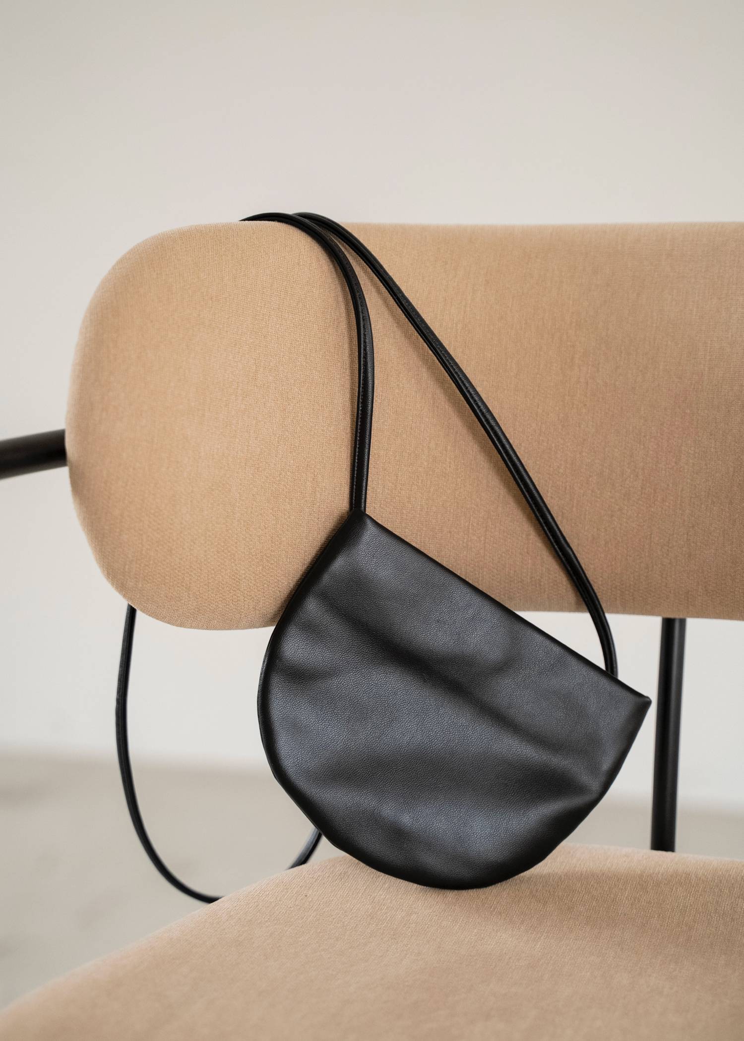 half round mini shoulder bag