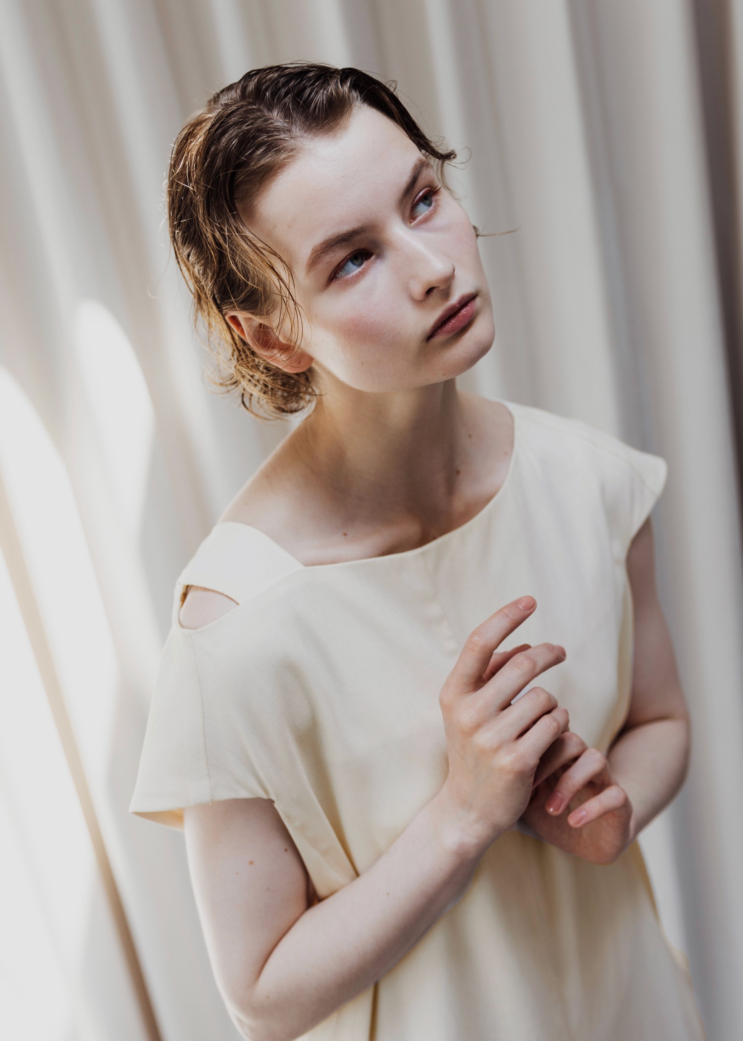 asymmetry bundle sleeve all-in-one