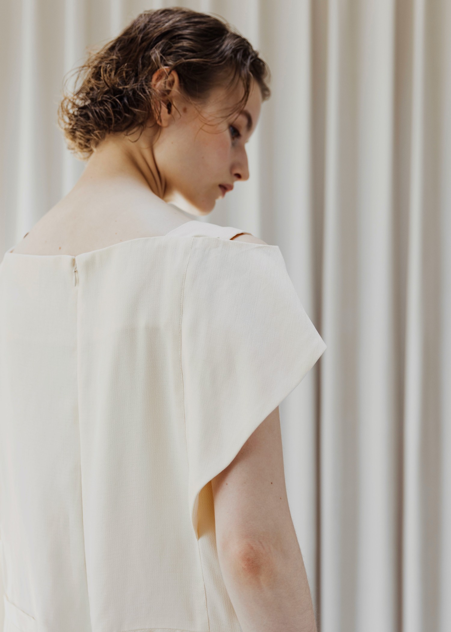 asymmetry bundle sleeve all-in-one