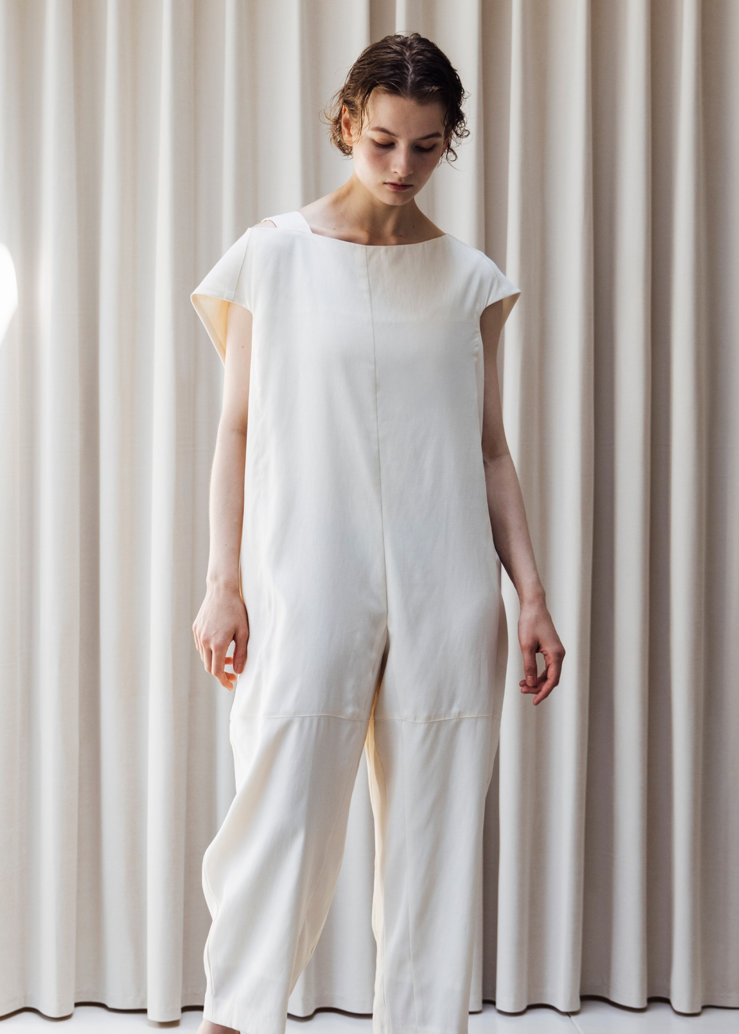 asymmetry bundle sleeve all-in-one