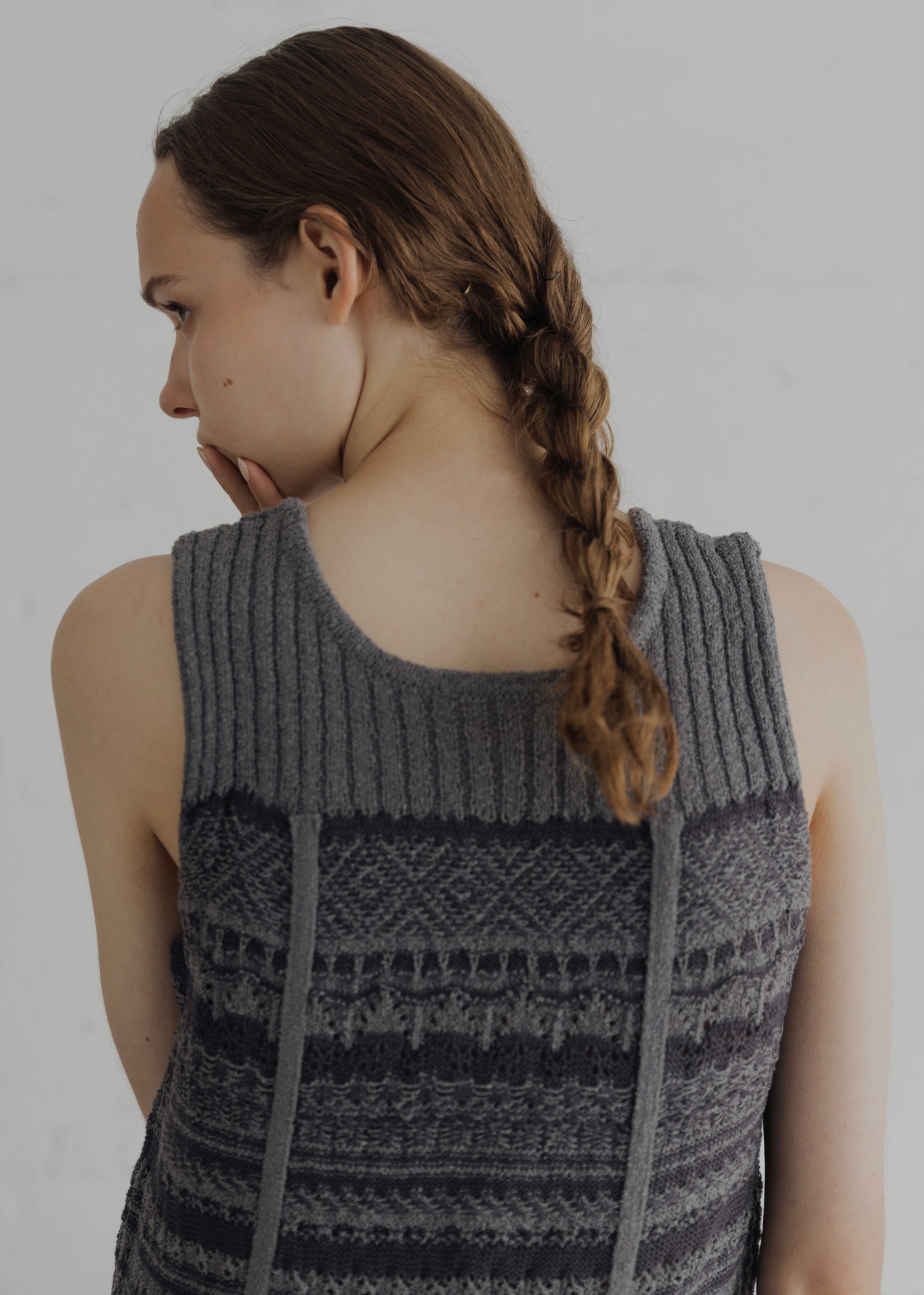 knit at random geometric pattern OP