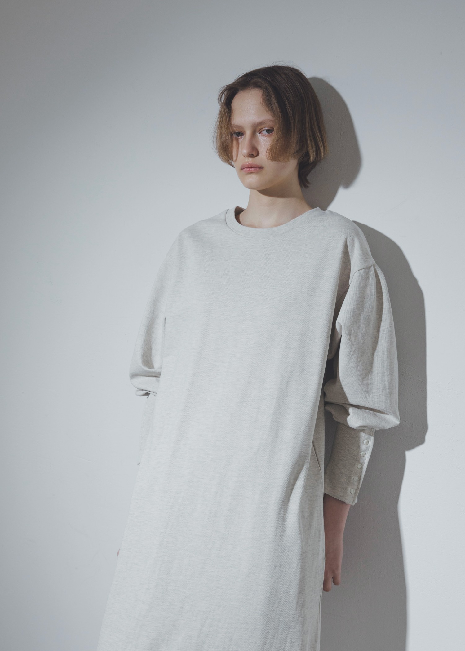 shirt detail long cuffs cut and sew OP