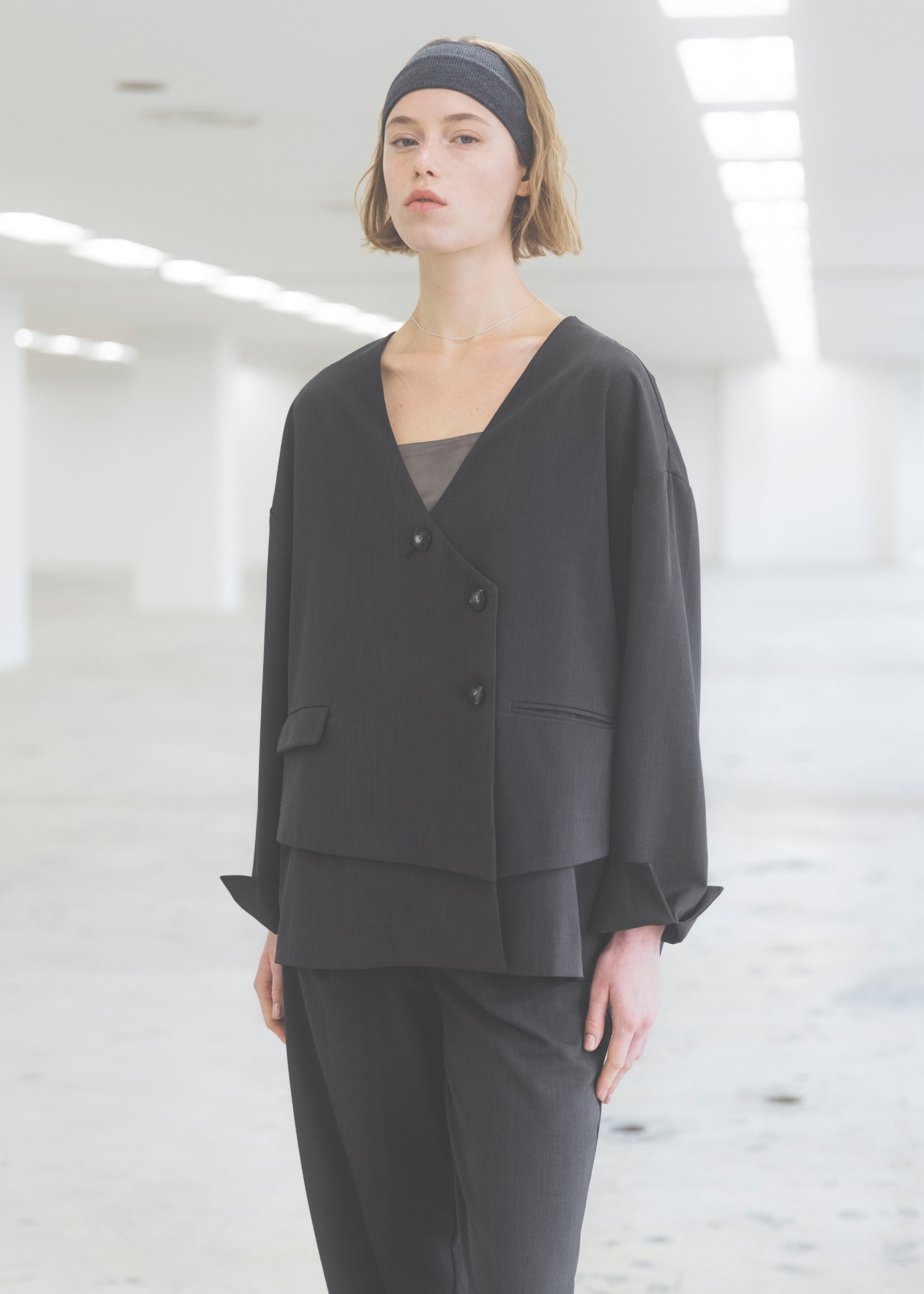 double hem flutter no collar JK