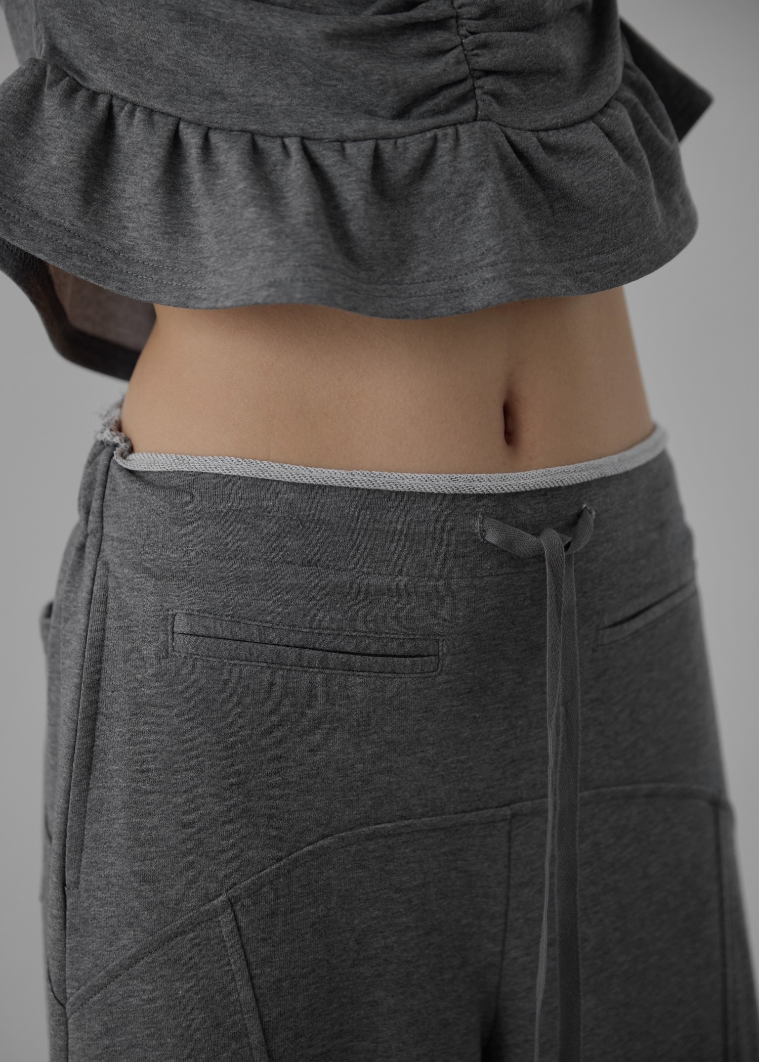 side open slit panel sweat PT