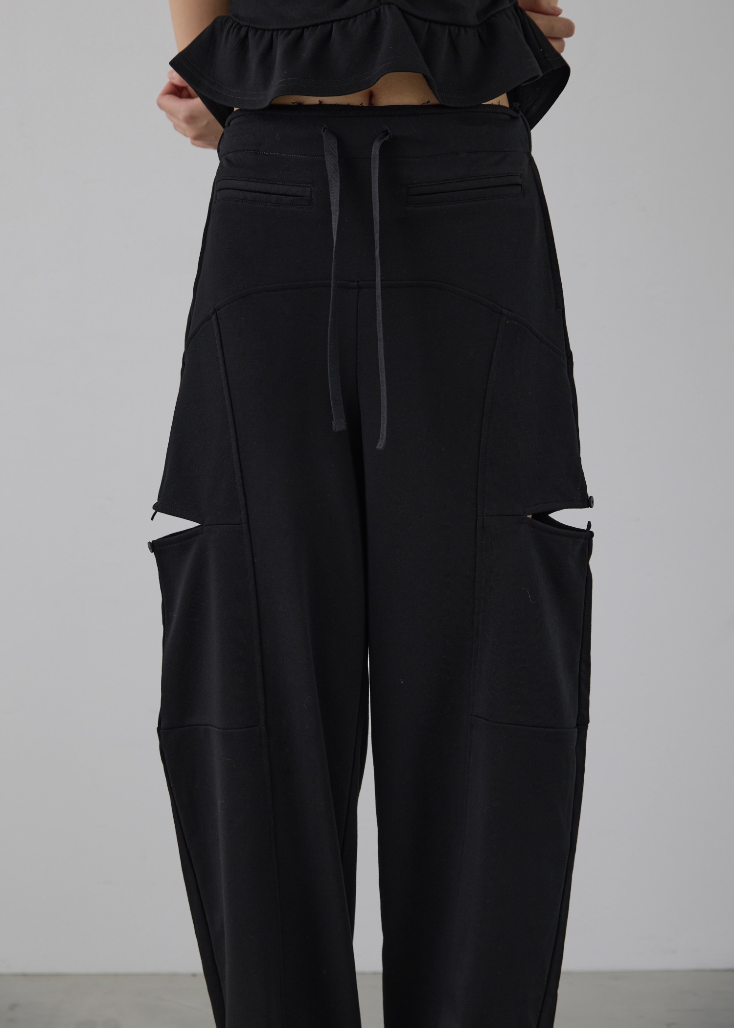 side open slit panel sweat PT