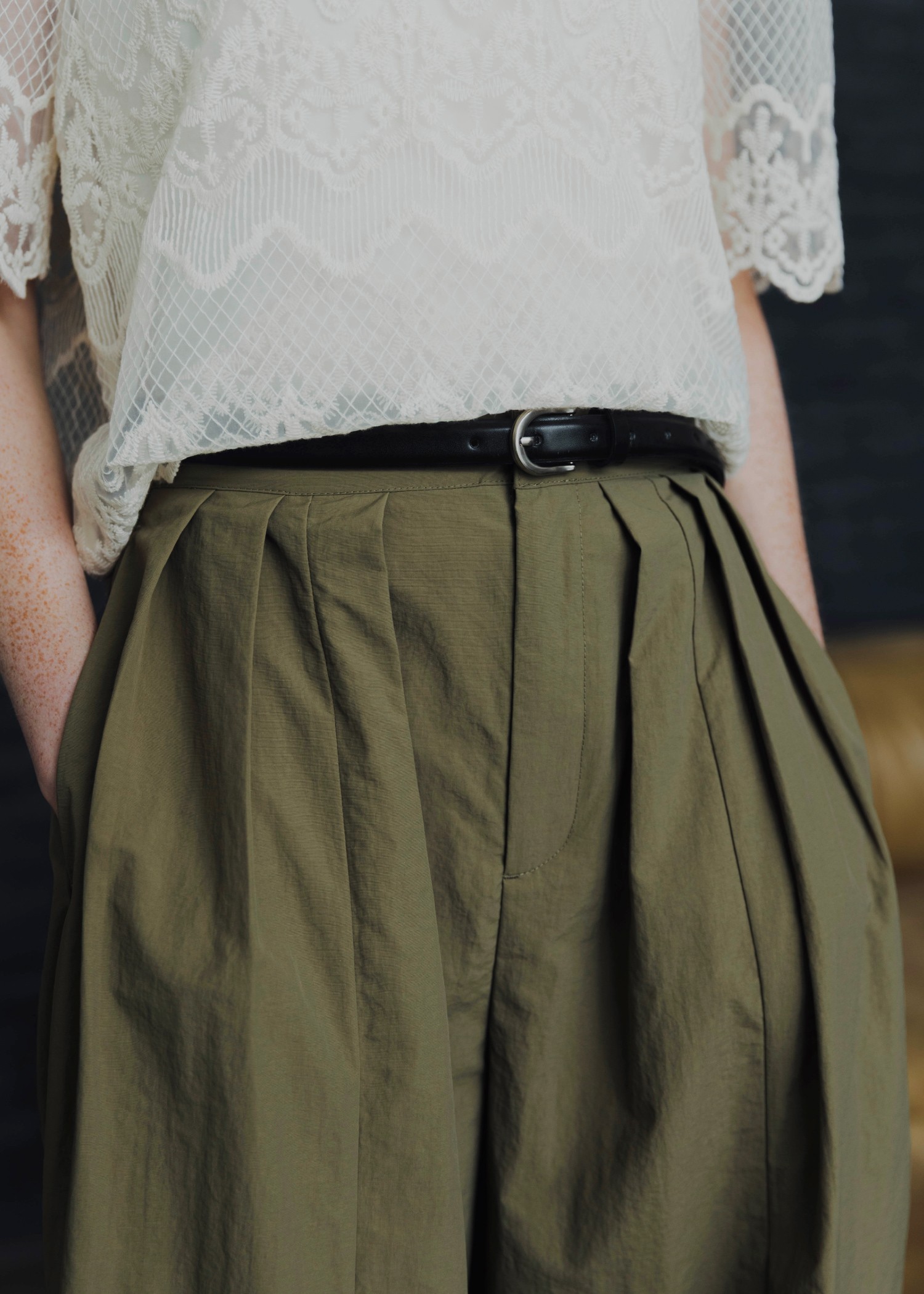 tuck wide panel nylon PT