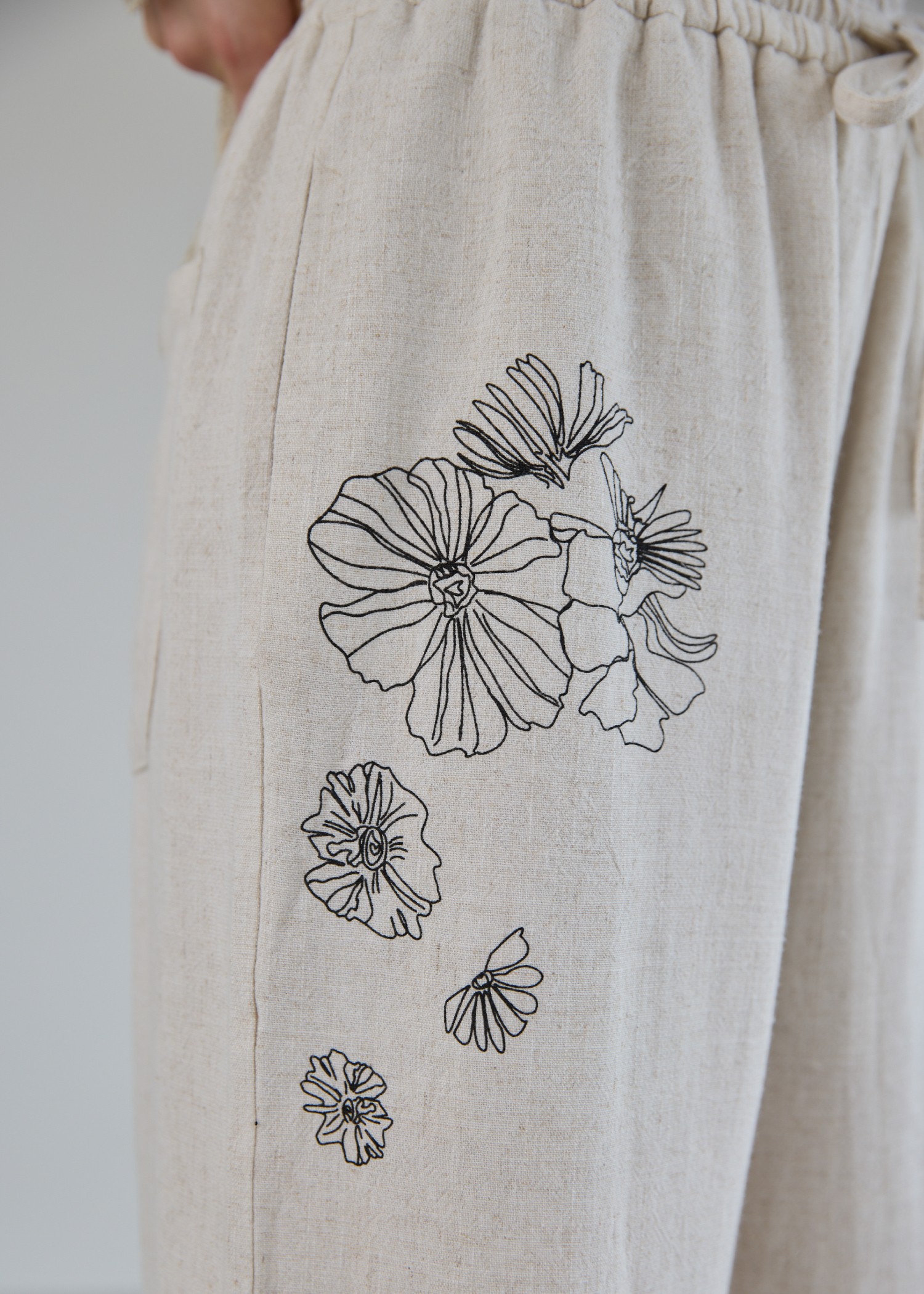 flower print undulate relax PT