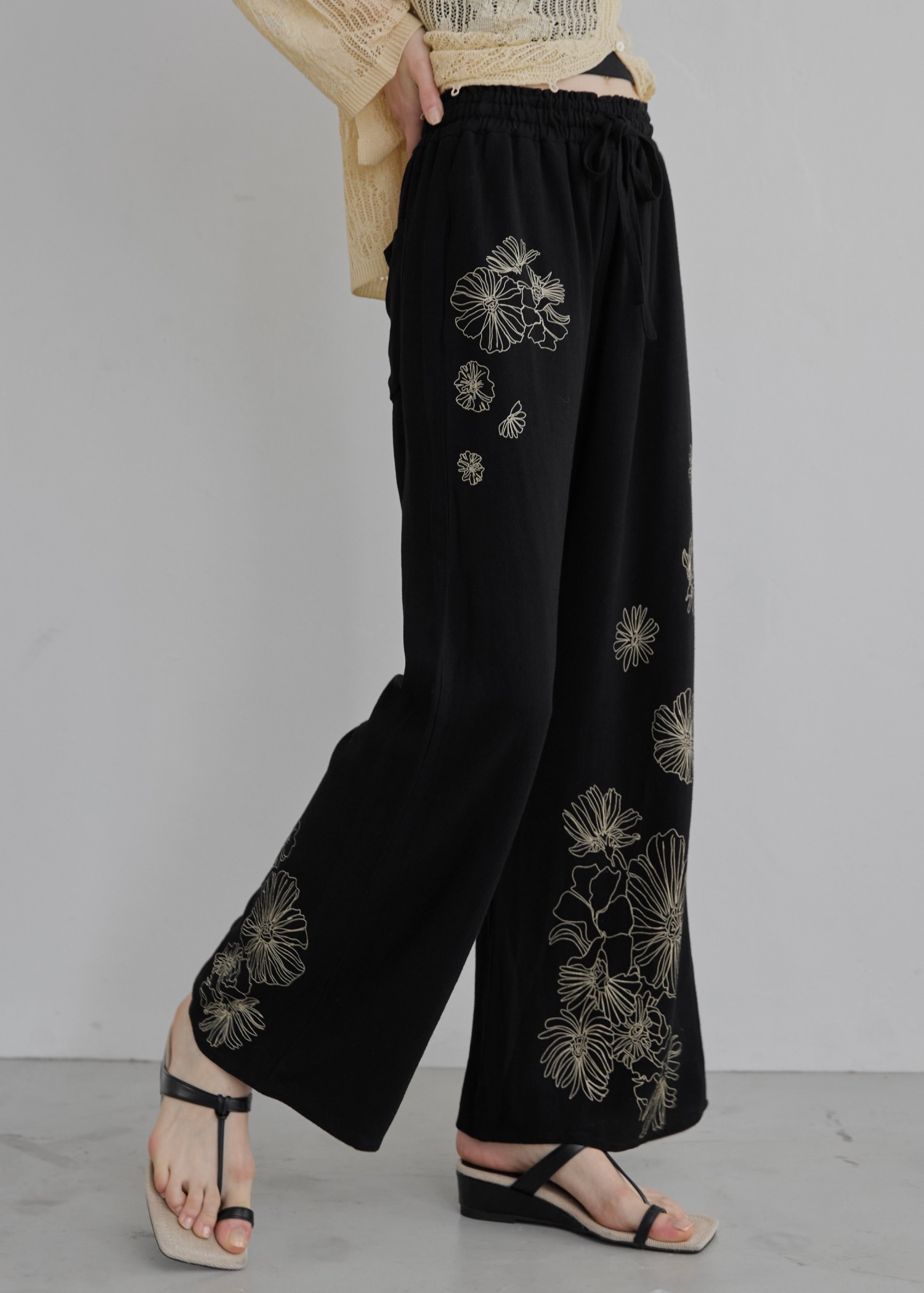 flower print undulate relax PT