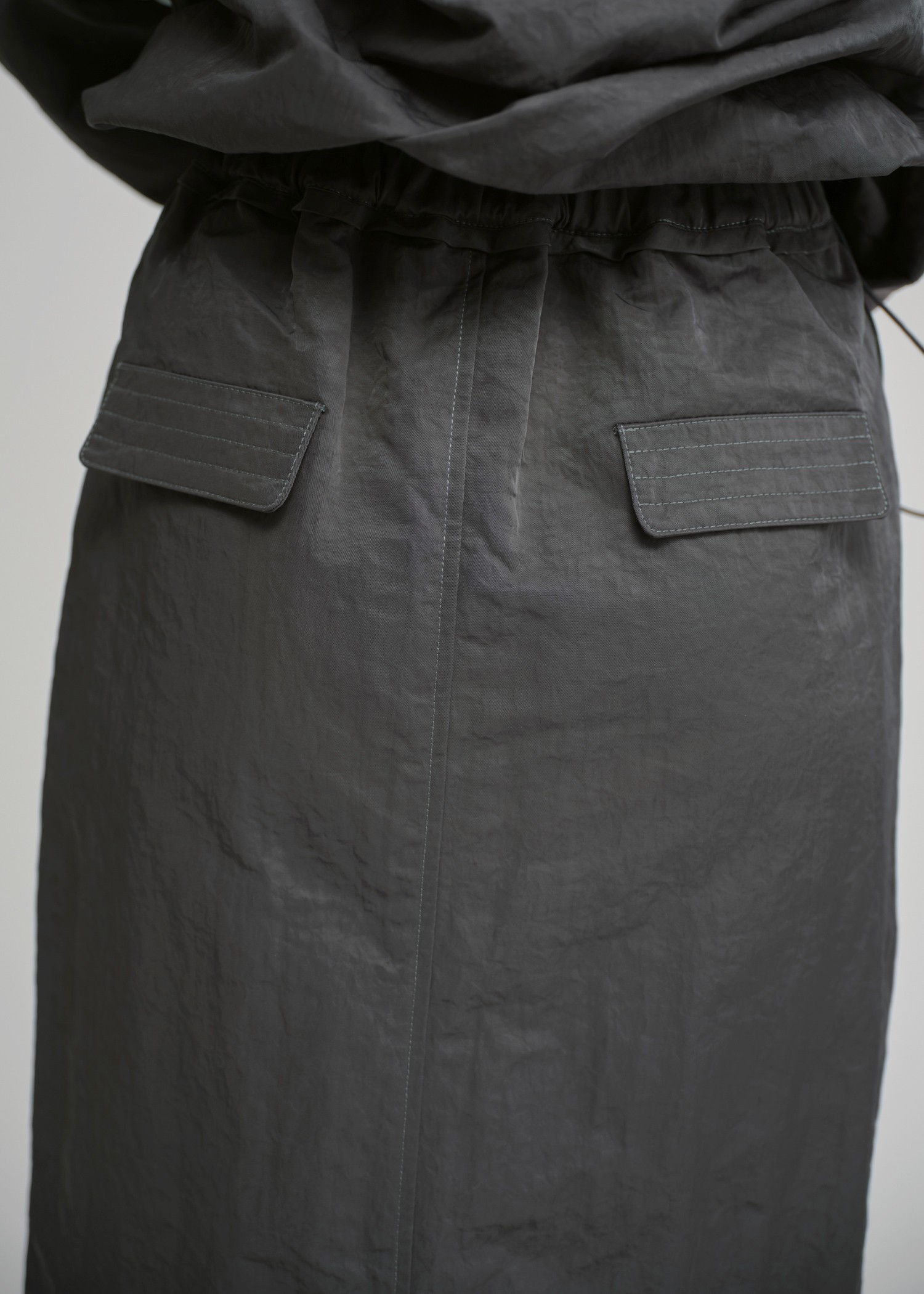 flap pocket bi color stitch pencil nylon SK