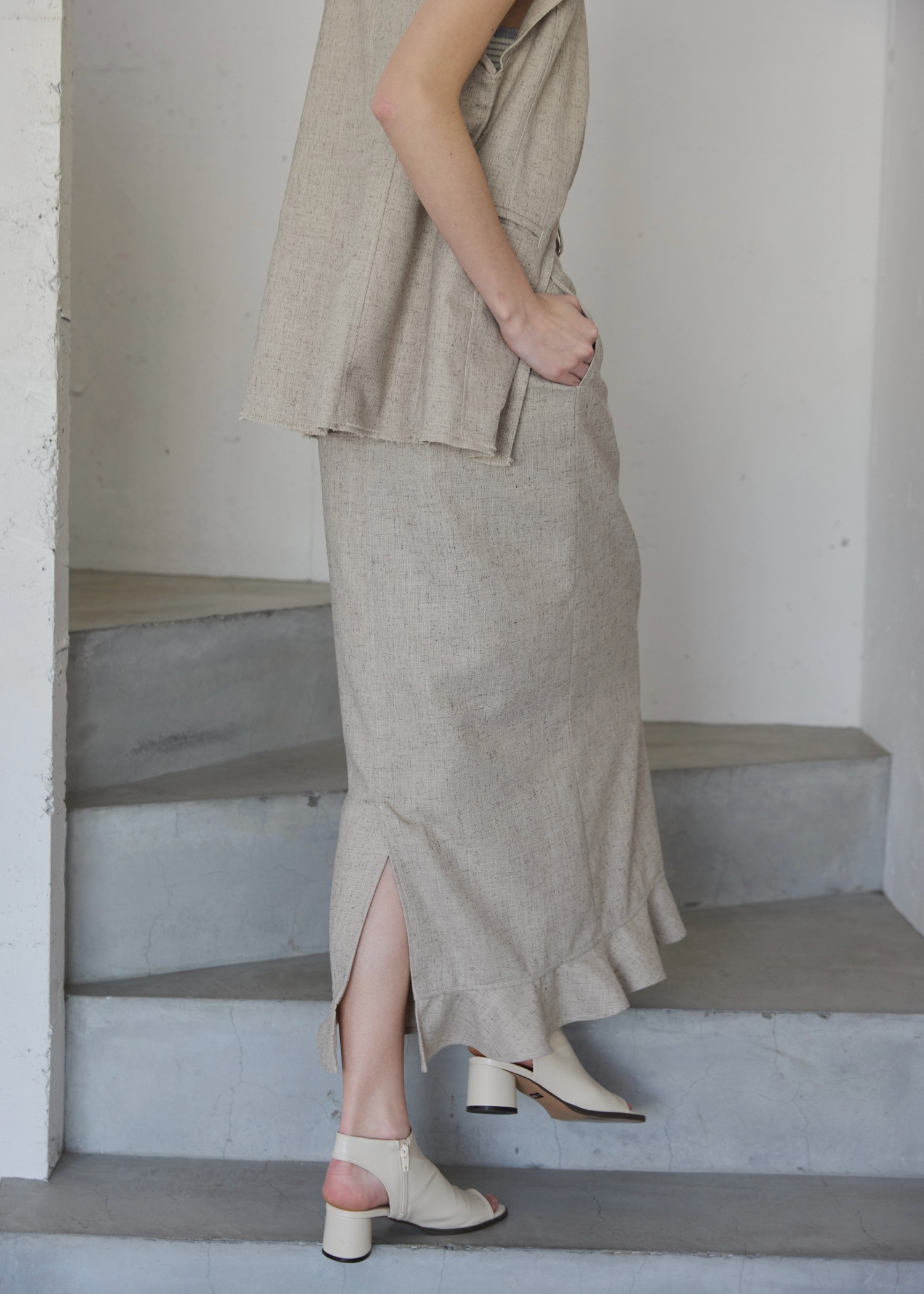 hem frill pencil nep SK