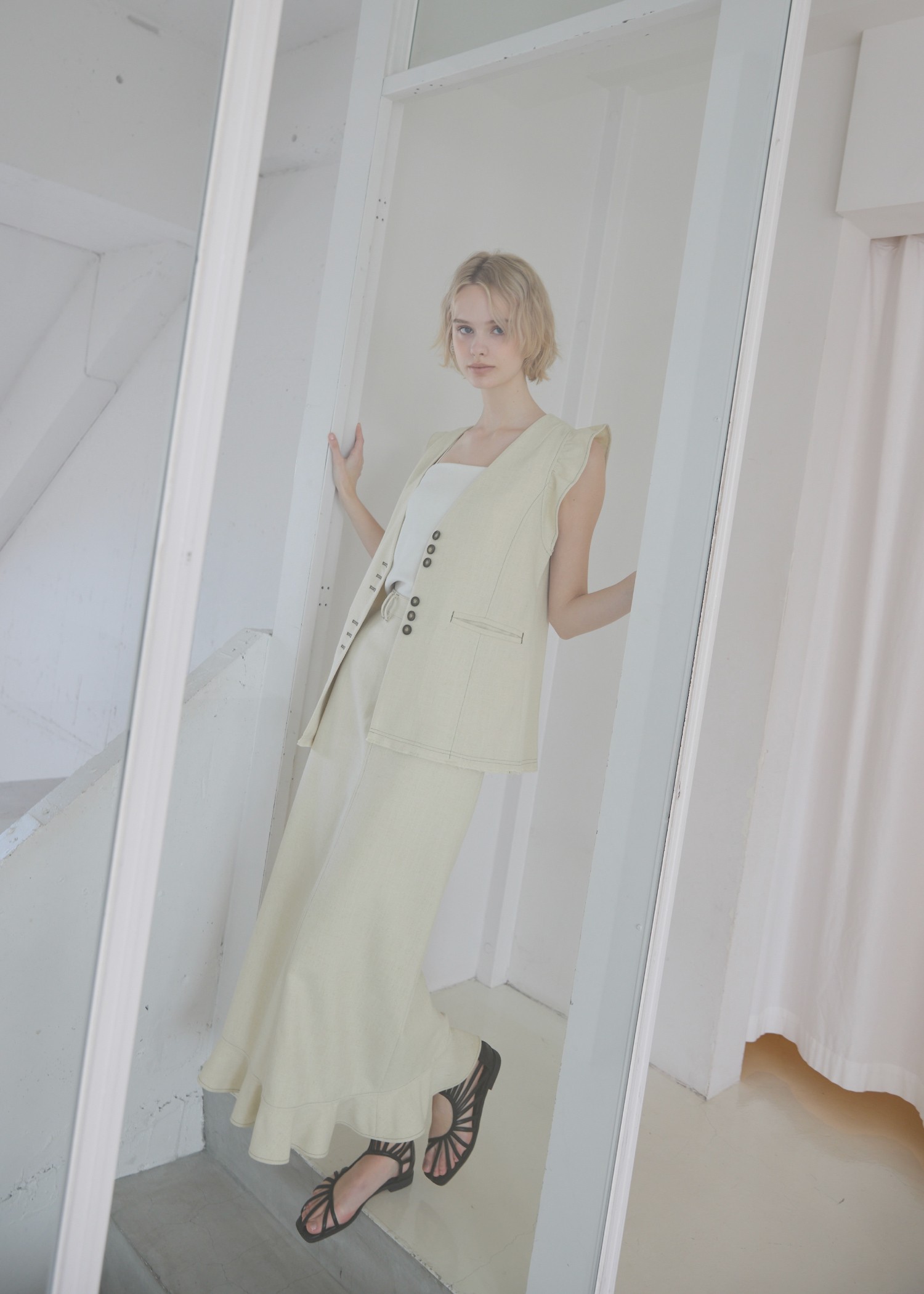 hem frill pencil nep SK