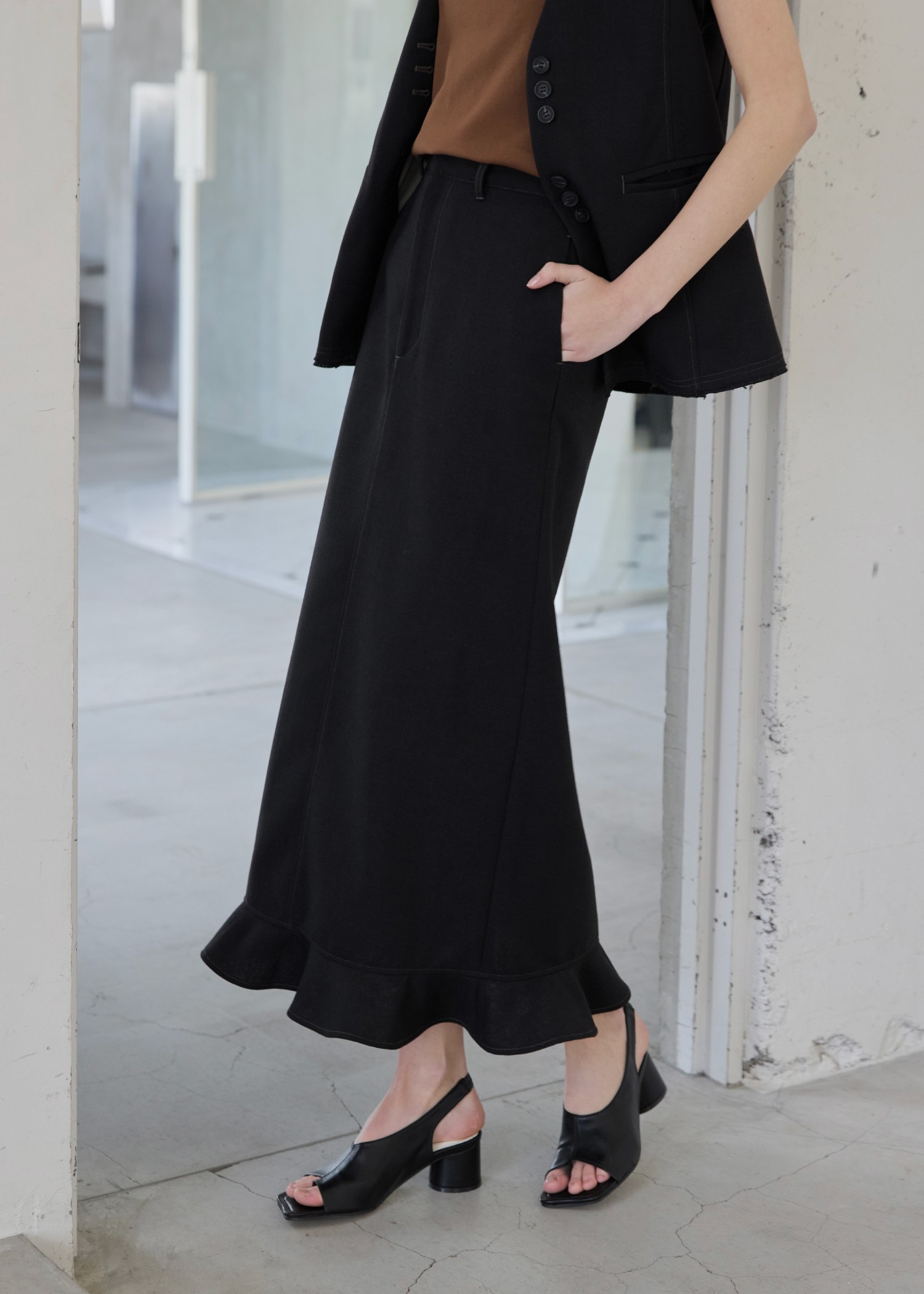 hem frill pencil nep SK