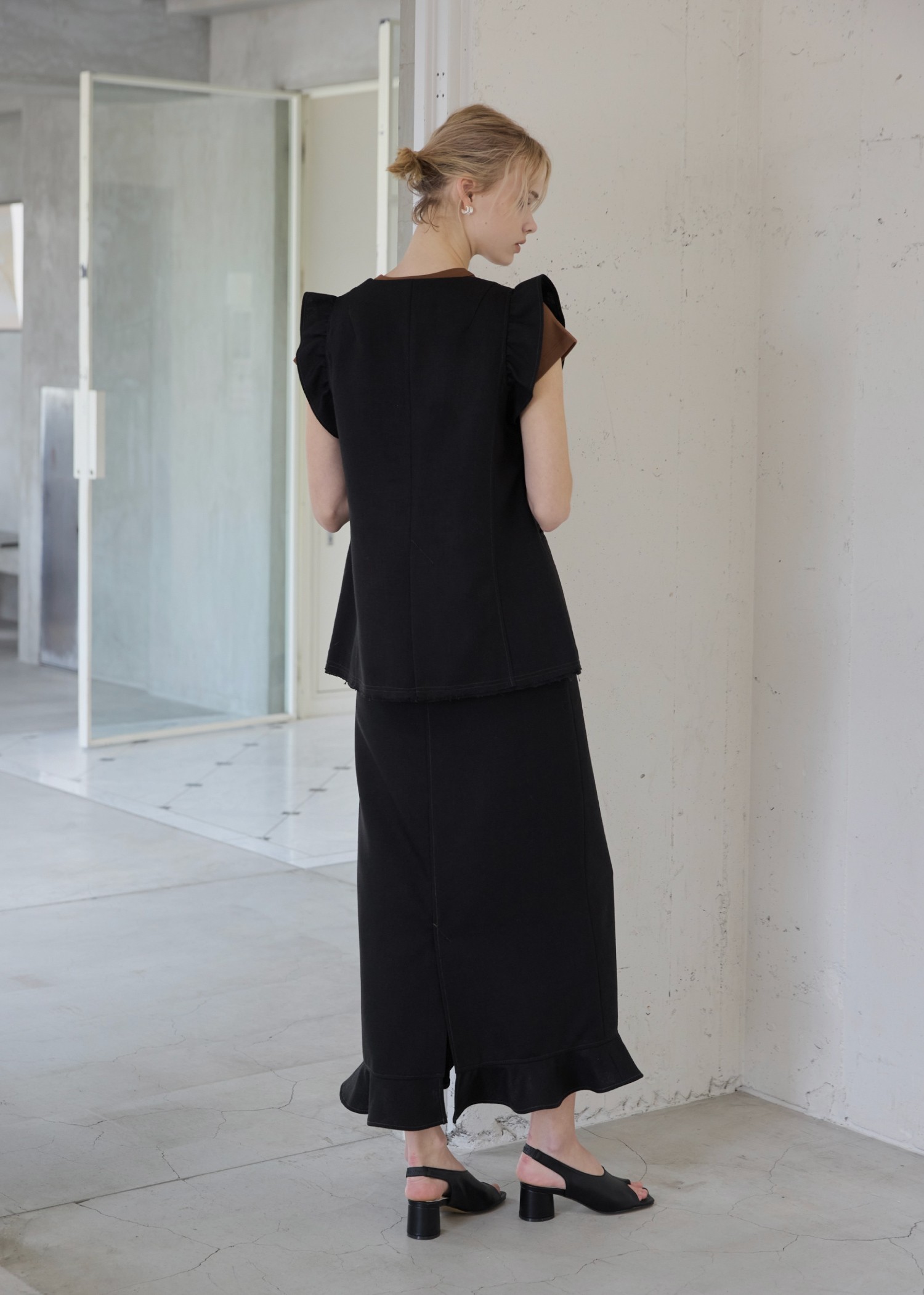 hem frill pencil nep SK