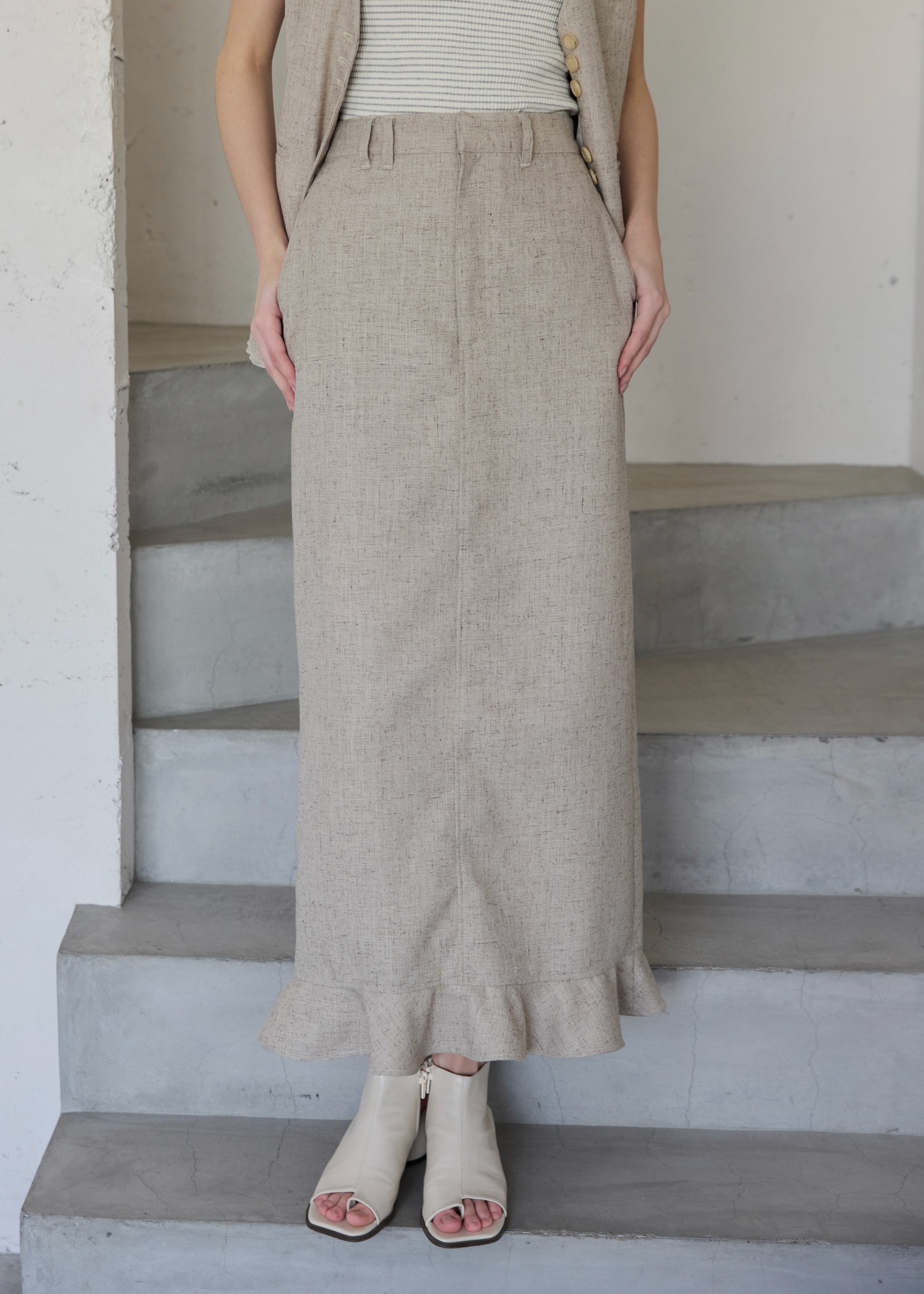 hem frill pencil nep SK