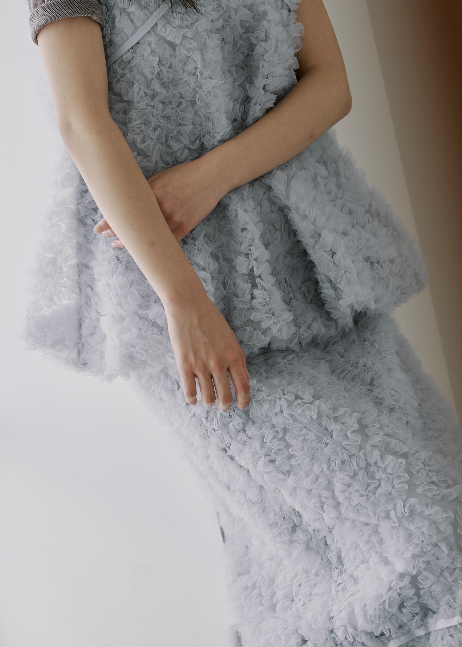 tulle circle motif flare SK