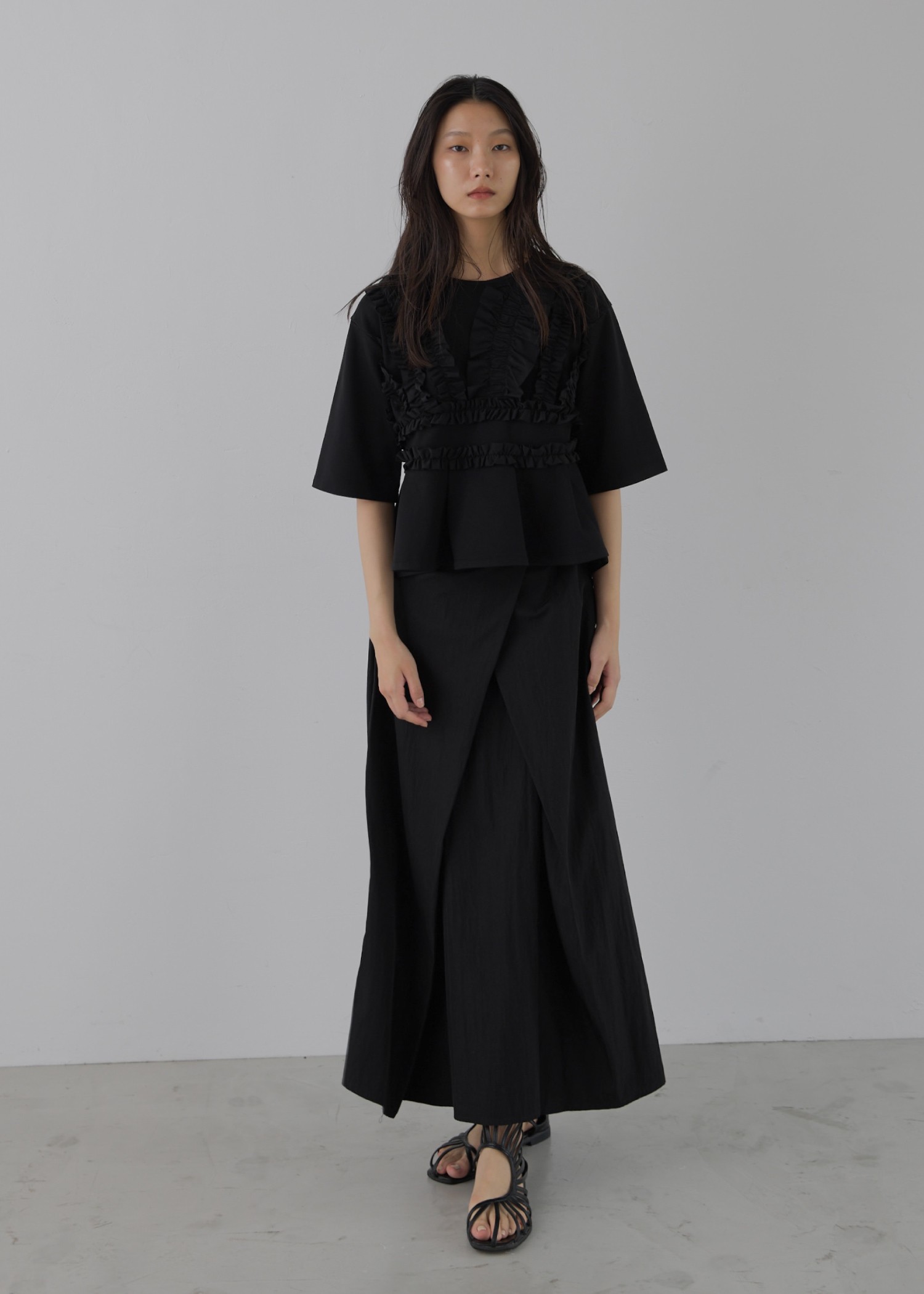 front deep tuck flare SK