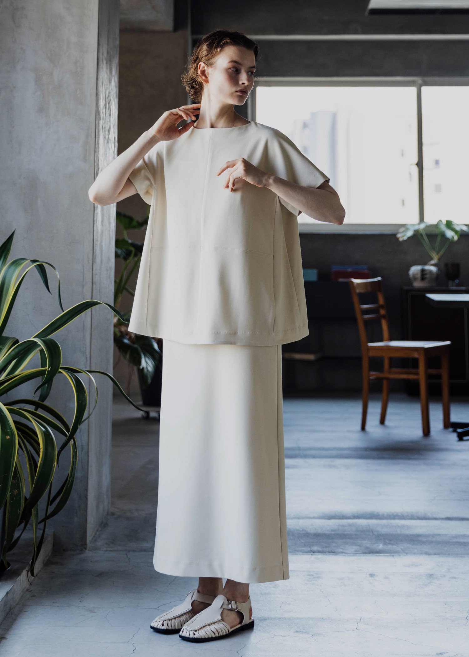 pocket design constructive kaftan tops