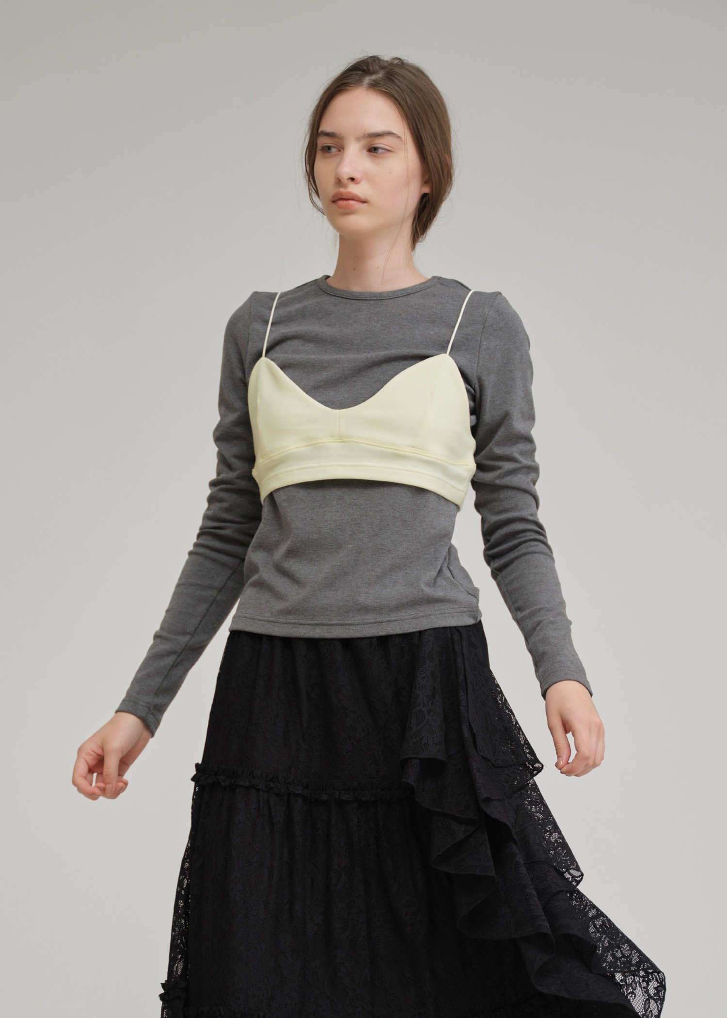 decoration stitch smooth bustier