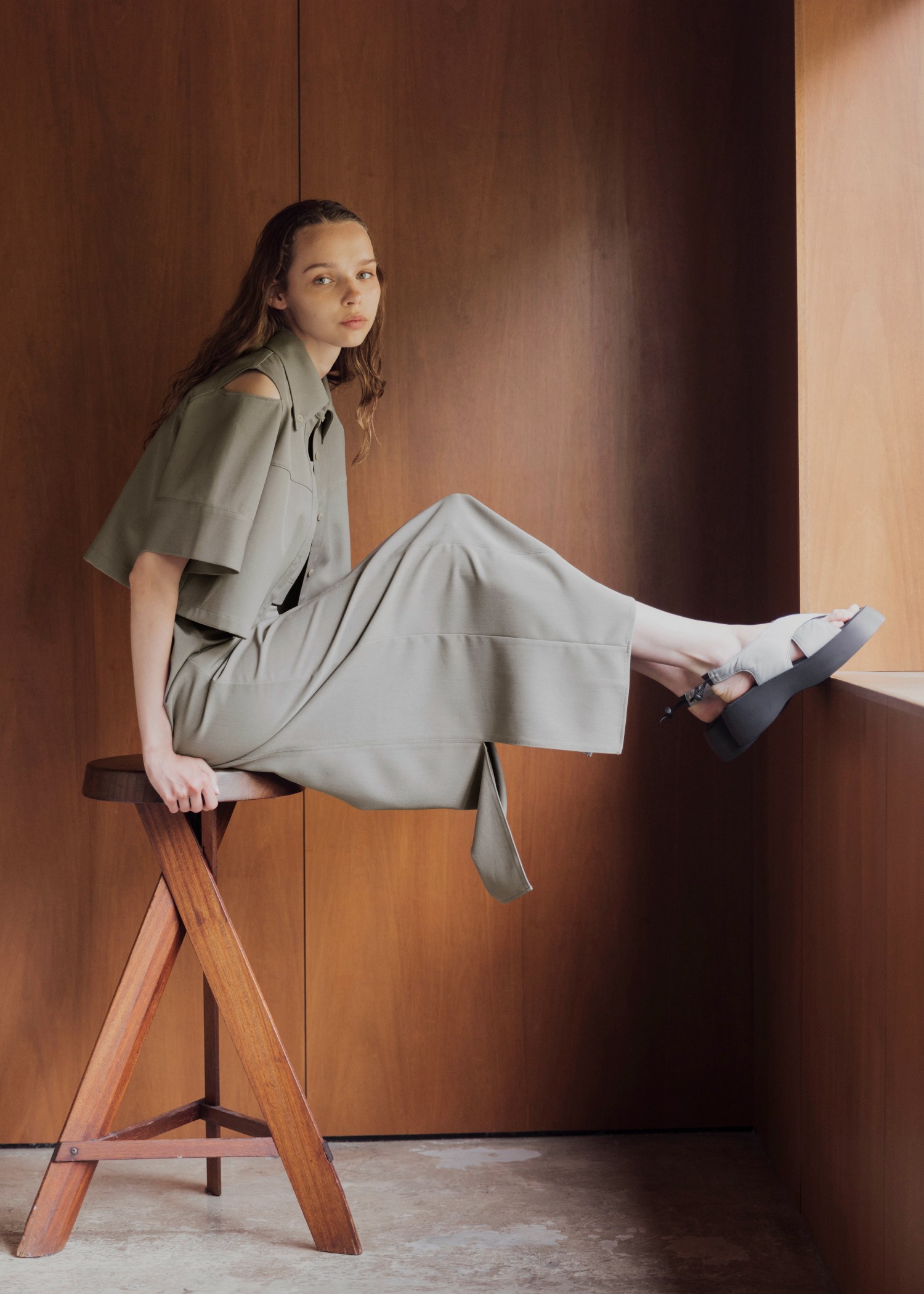 shoulder open short birdseye SH