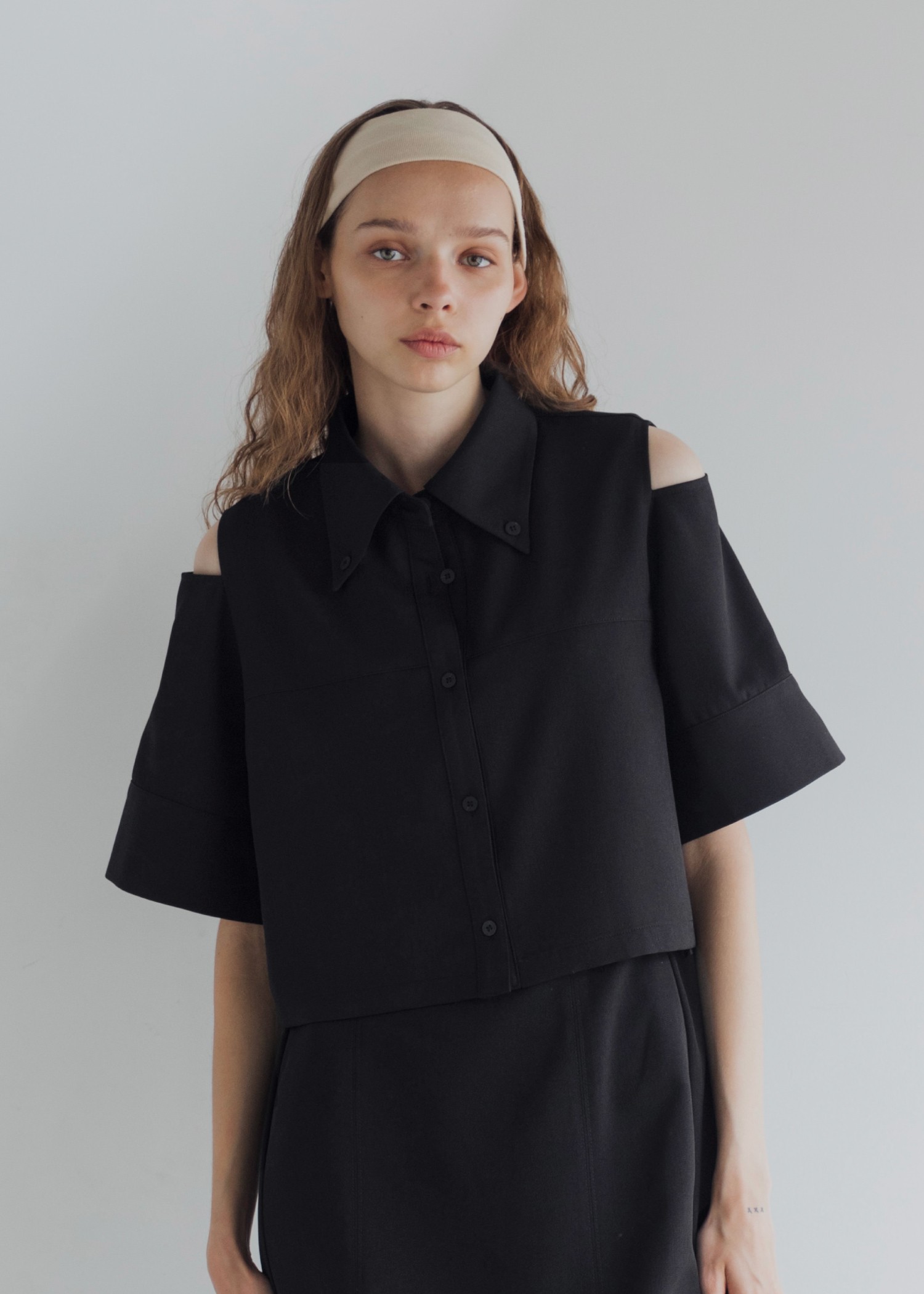 shoulder open short birdseye SH