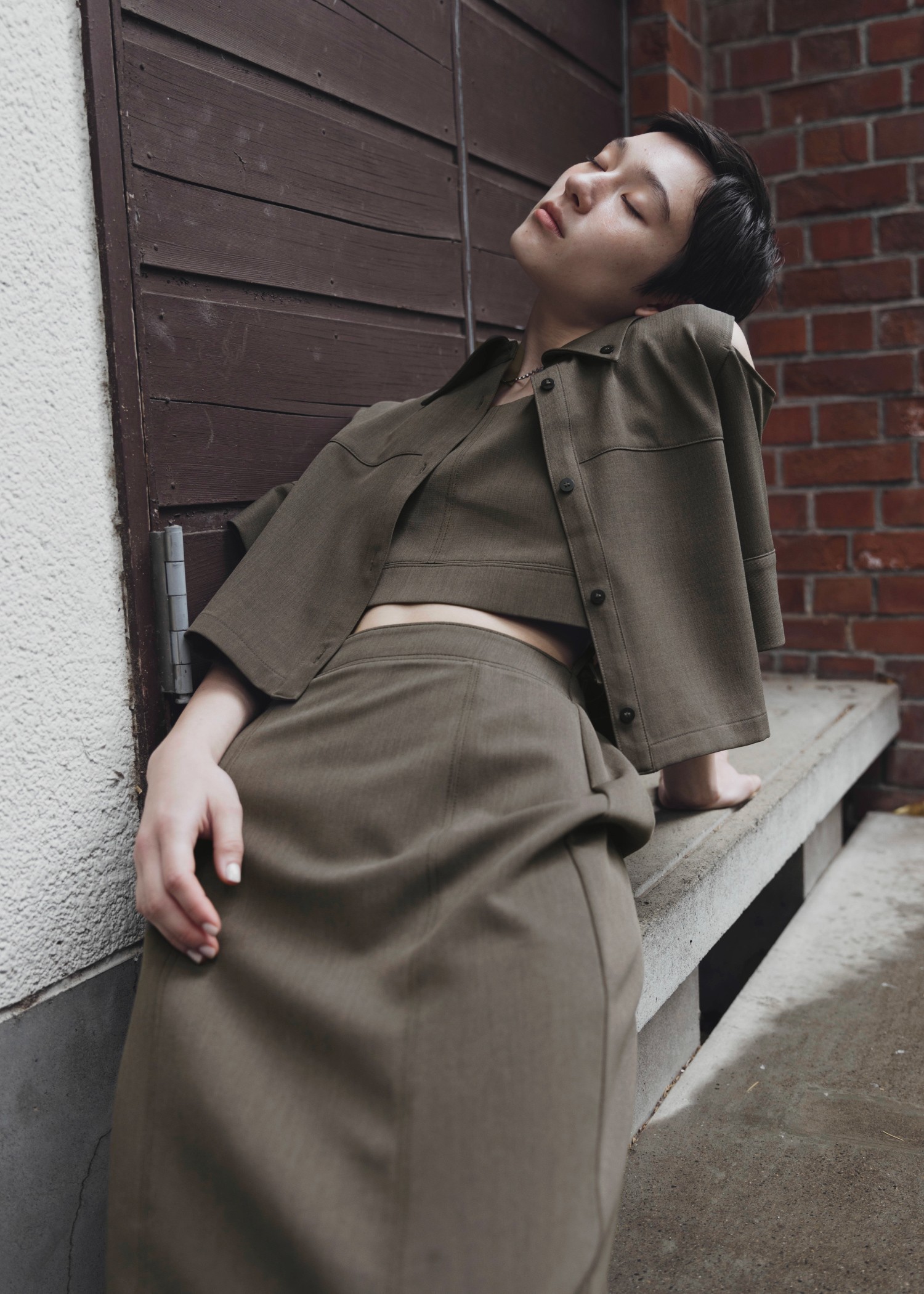 shoulder open short birdseye SH